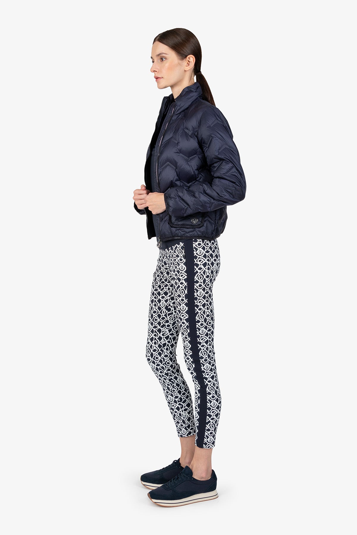 Lightweight Down Jacket with Stand-up Collar