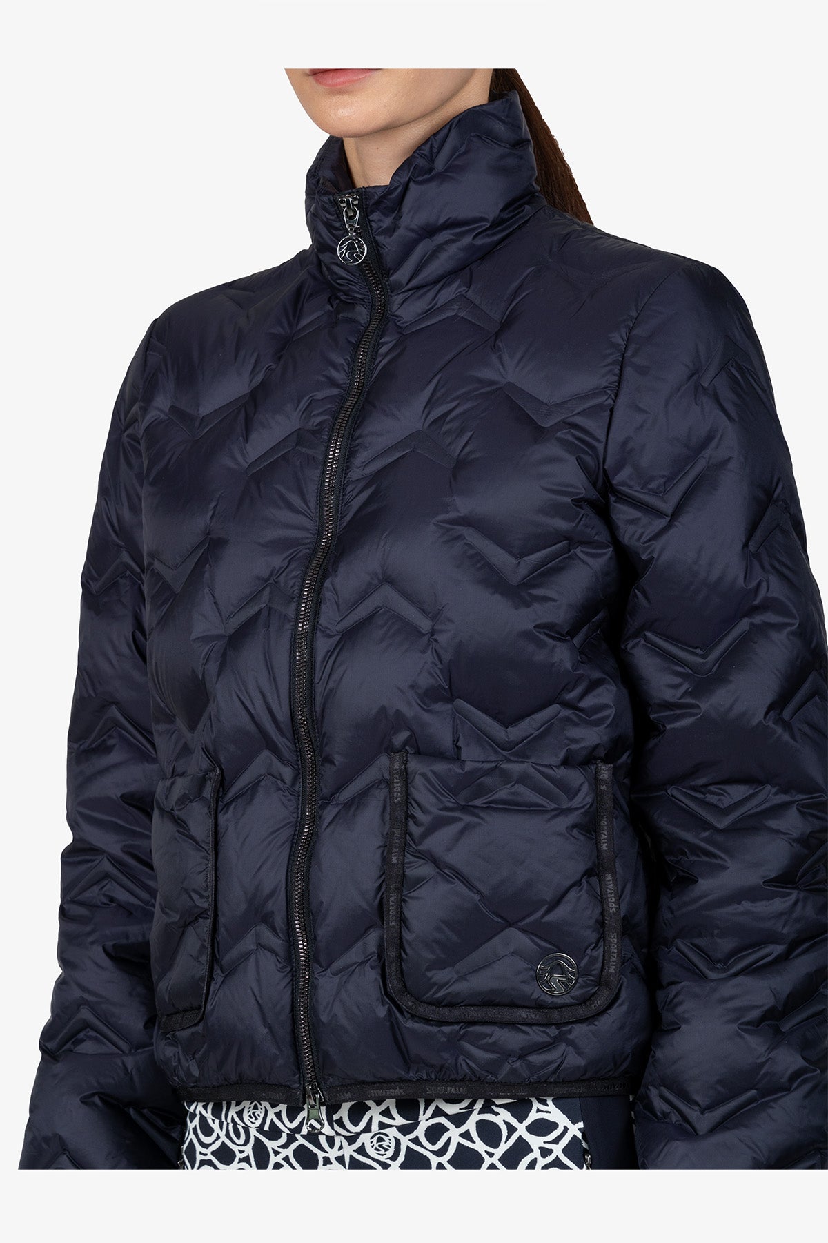 Lightweight Down Jacket with Stand-up Collar