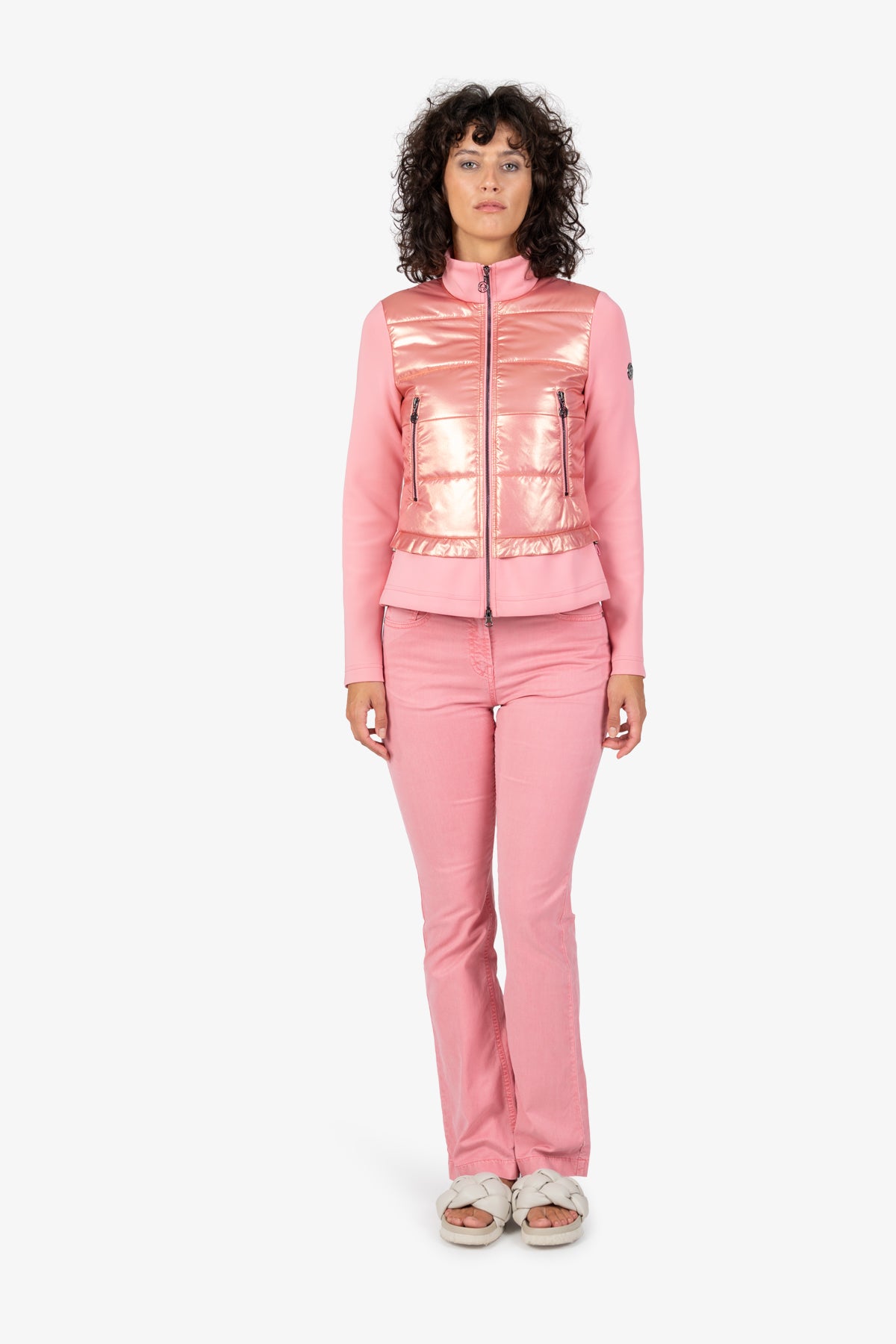 Jacket with Stand-up Collar