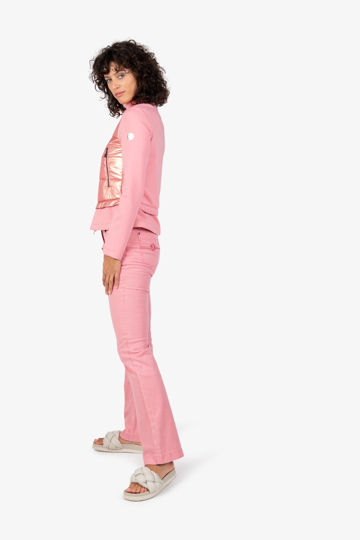 Jacket with Stand-up Collar