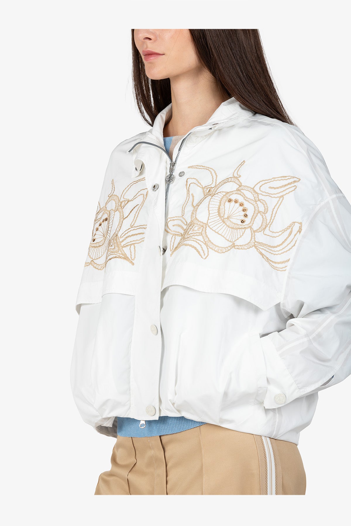 Jacket with Stand-up Collar
