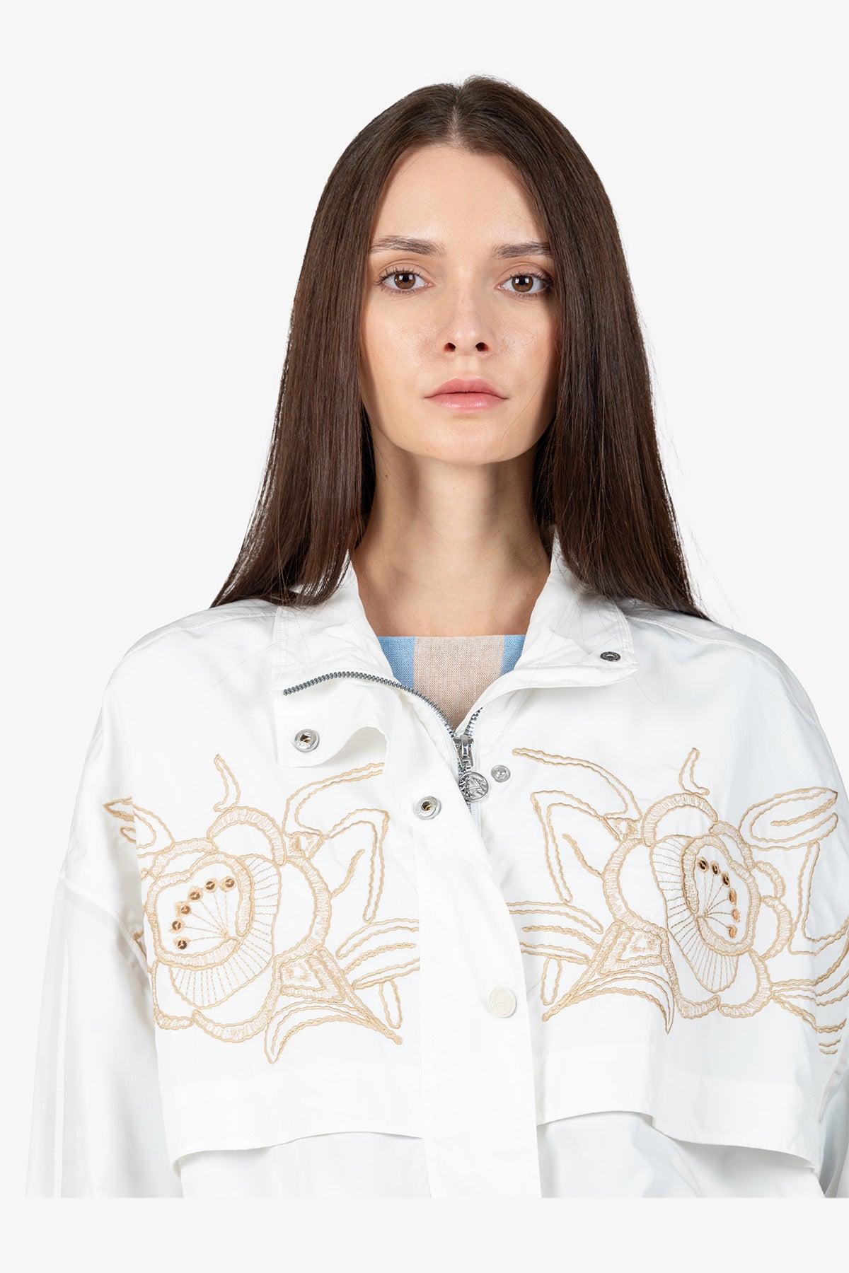 Jacket with Stand-up Collar