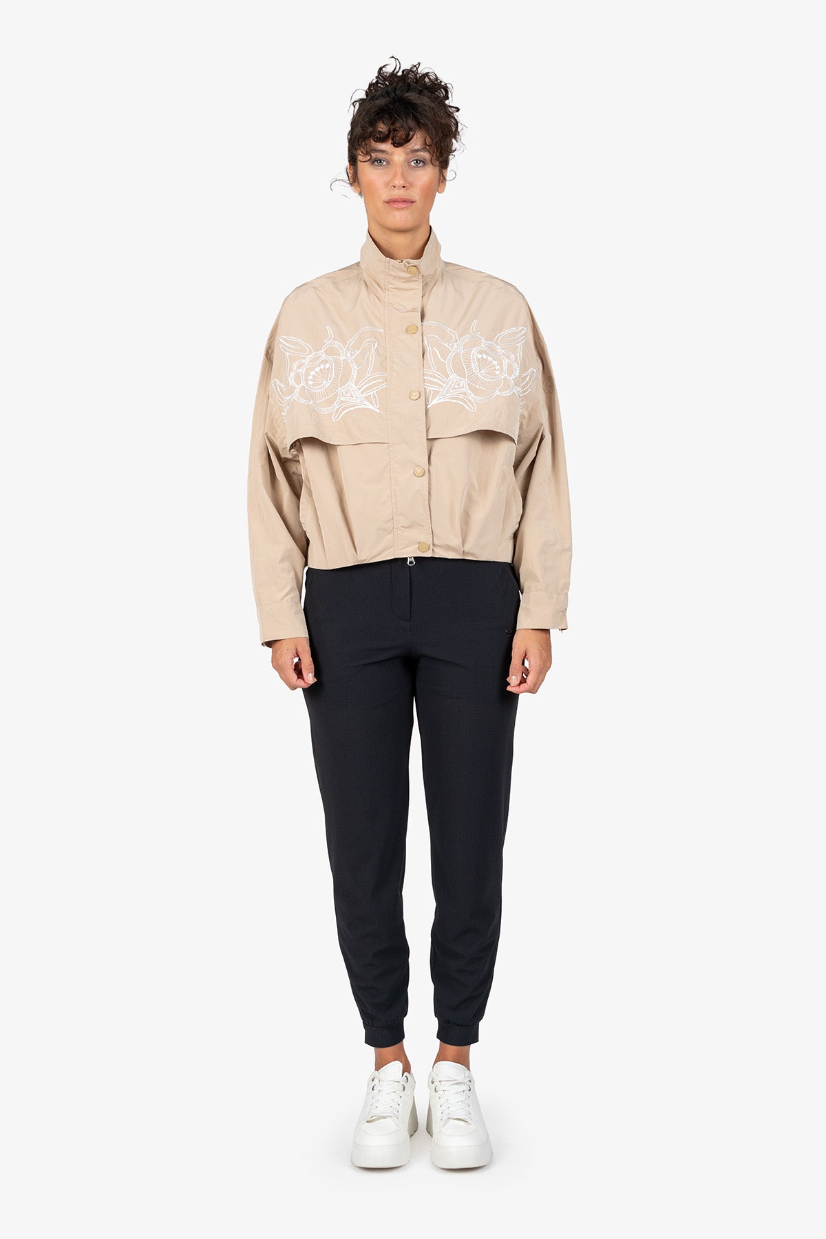 Jacket with Stand-up Collar
