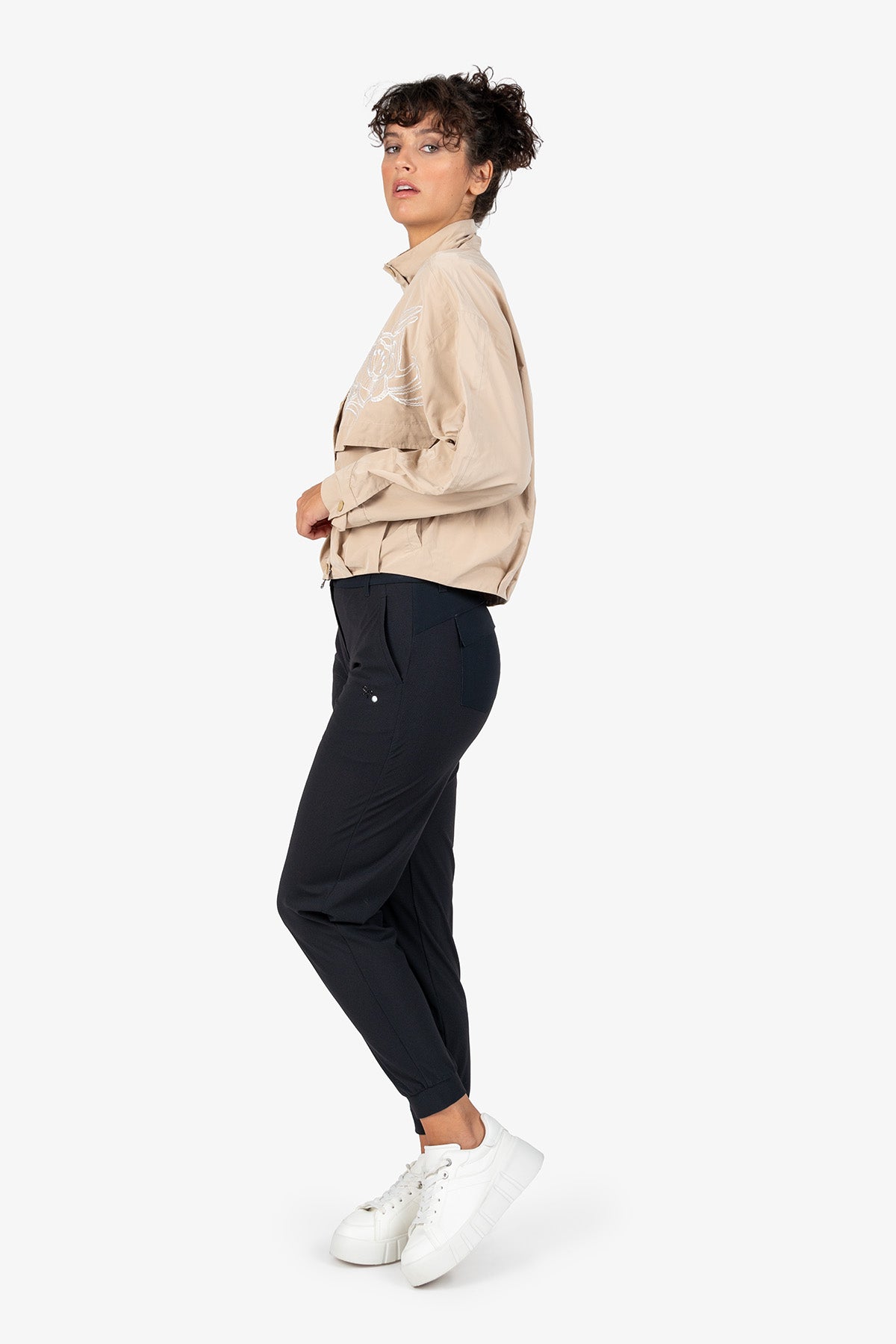 Jacket with Stand-up Collar