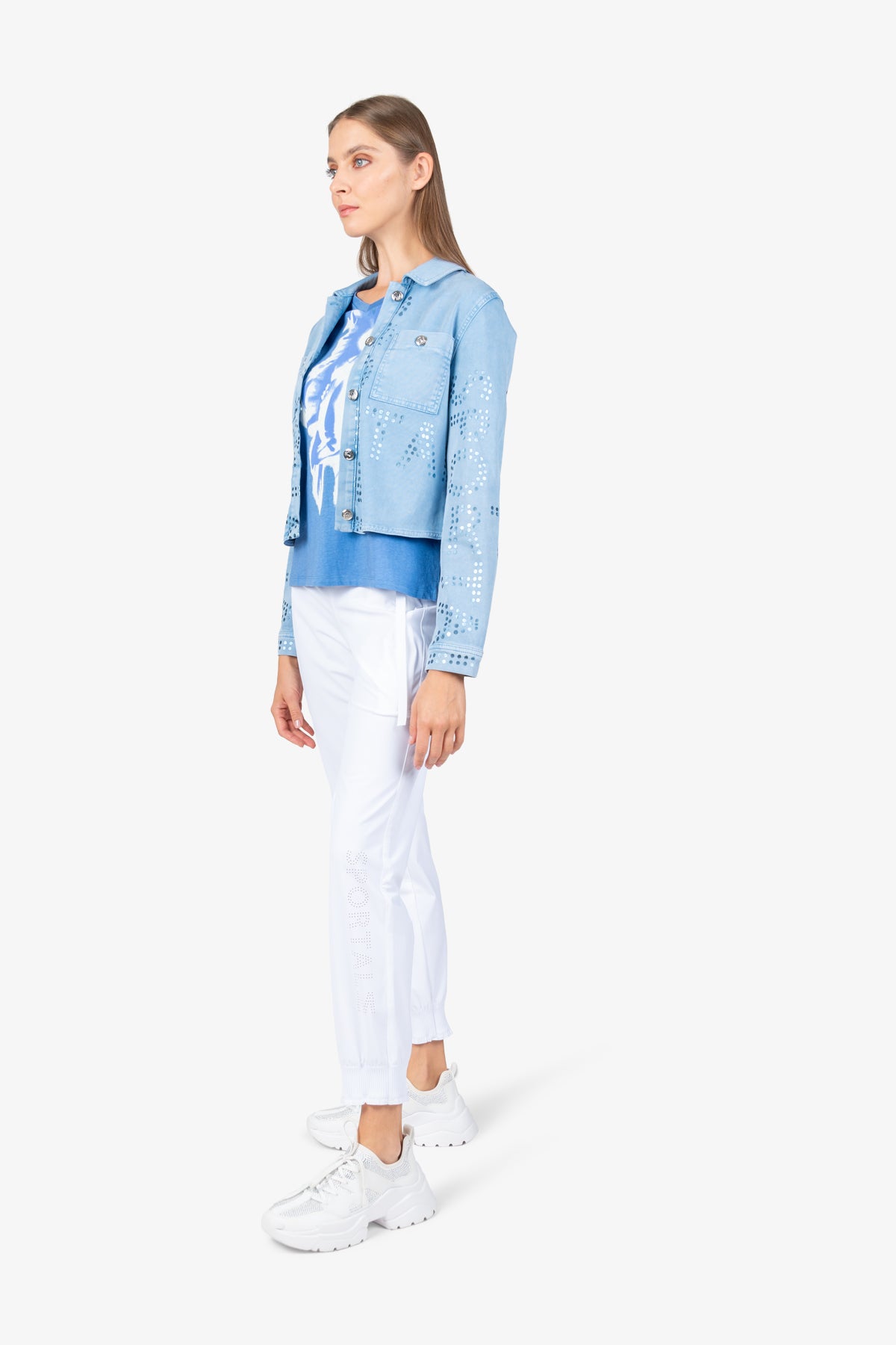 Jacket with Shirt Collar