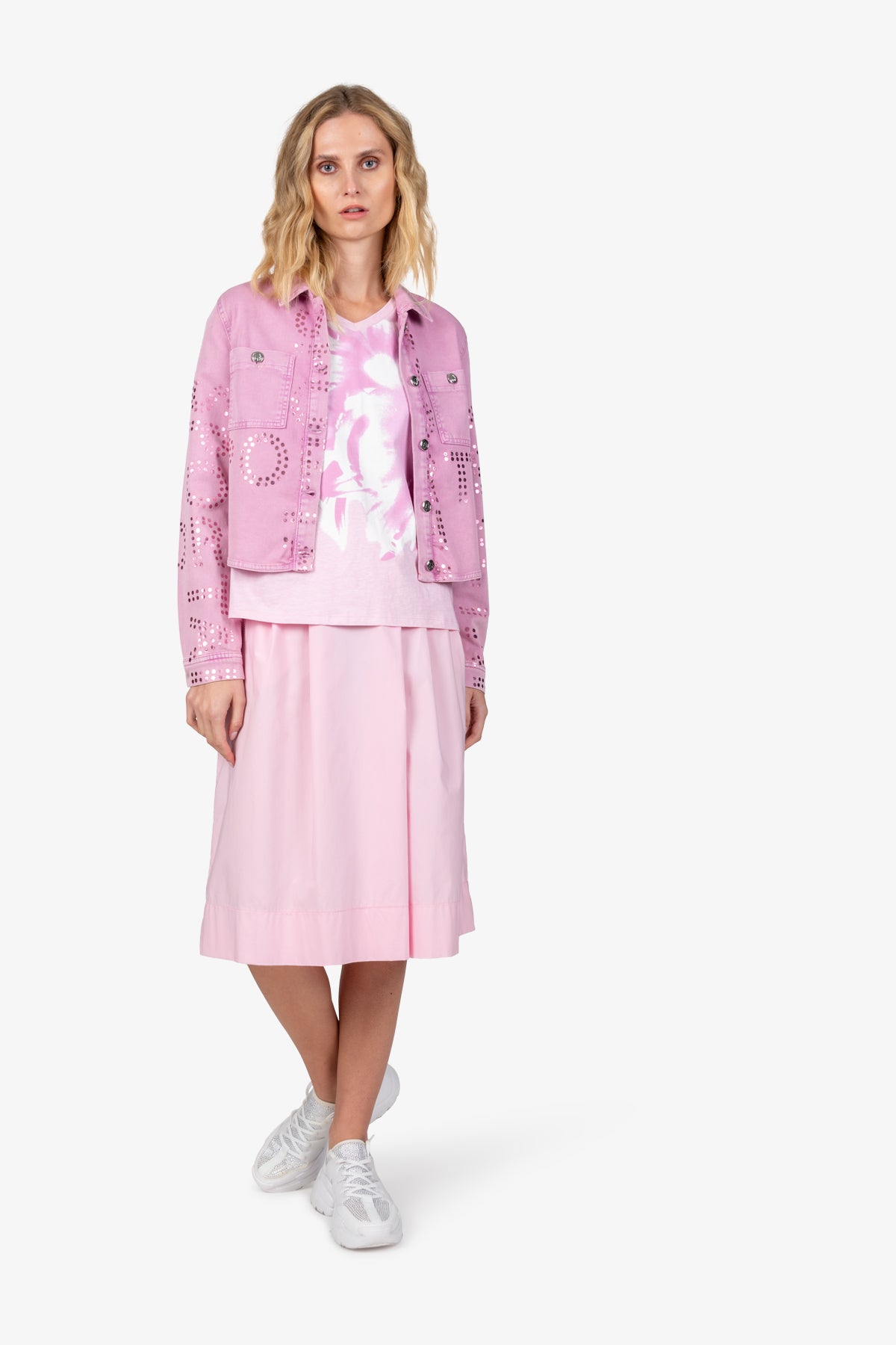 Jacket with Shirt Collar