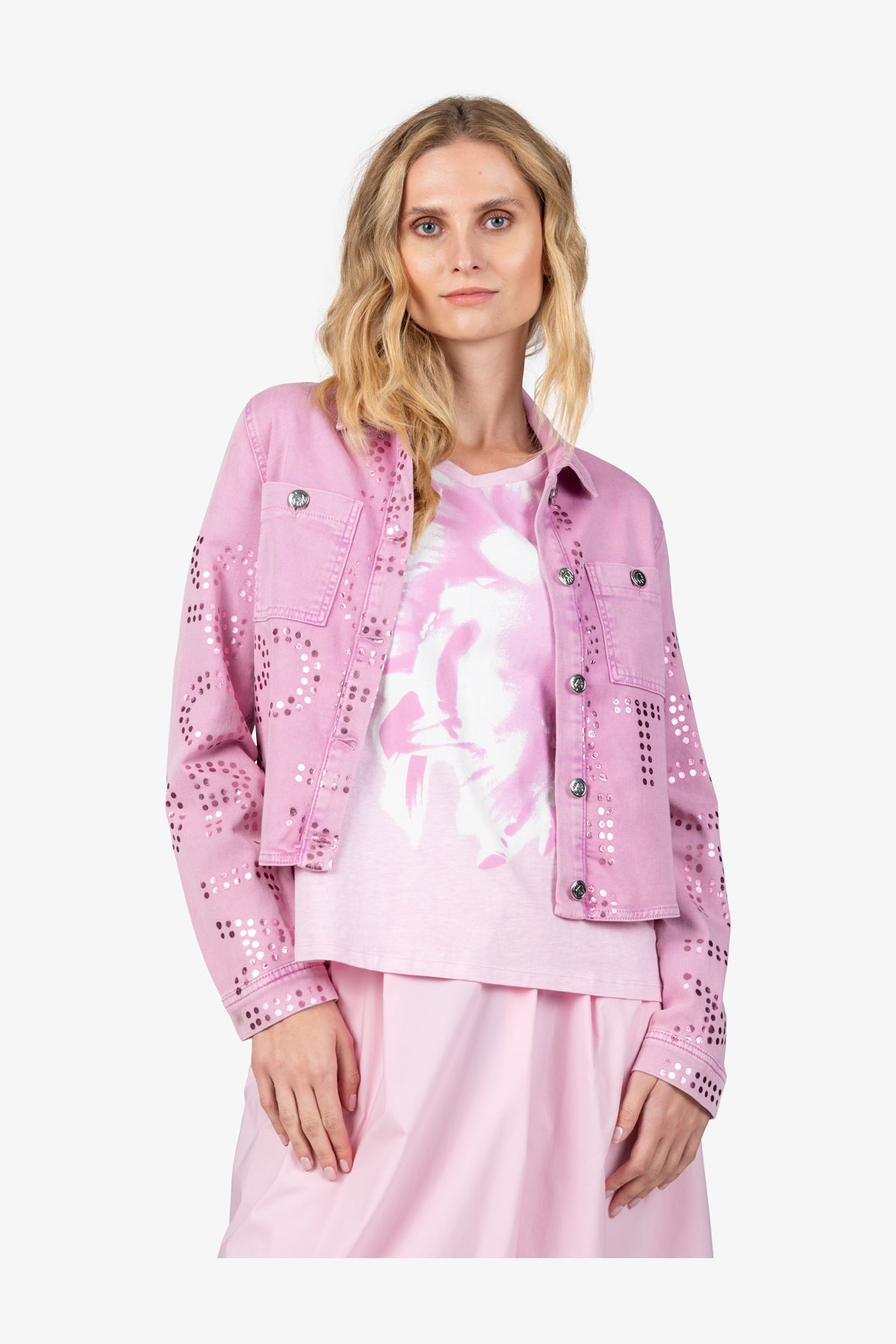 Jacket with Shirt Collar
