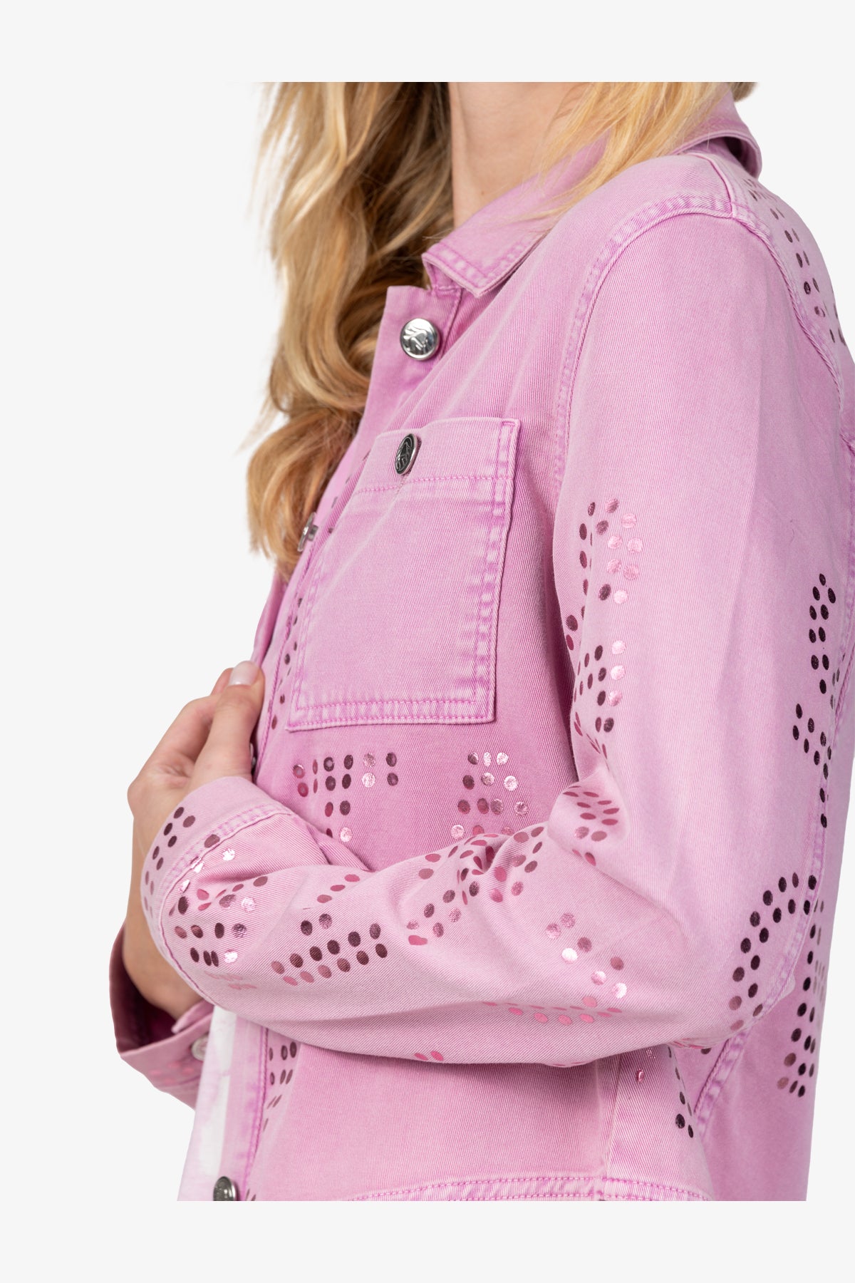 Jacket with Shirt Collar