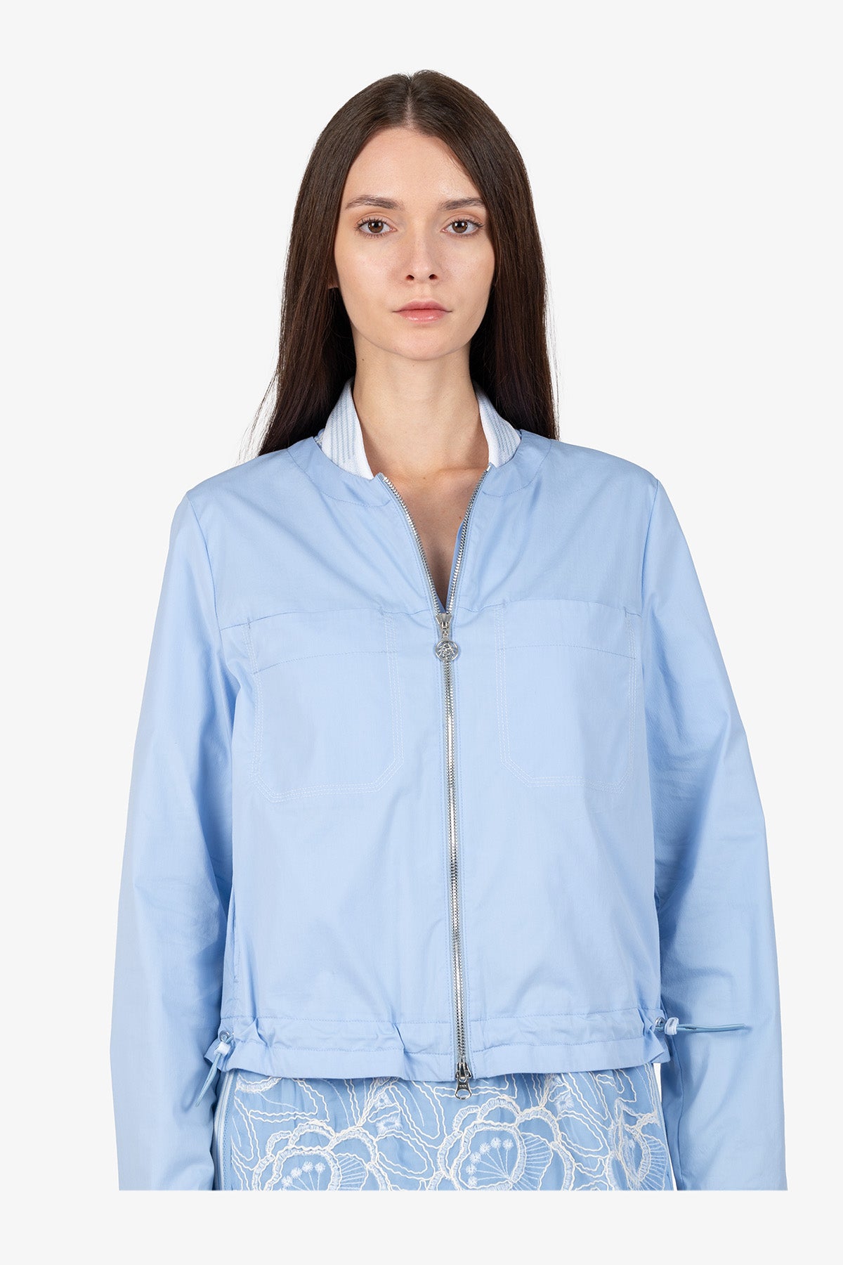 Indoor Jacket with Round Neck