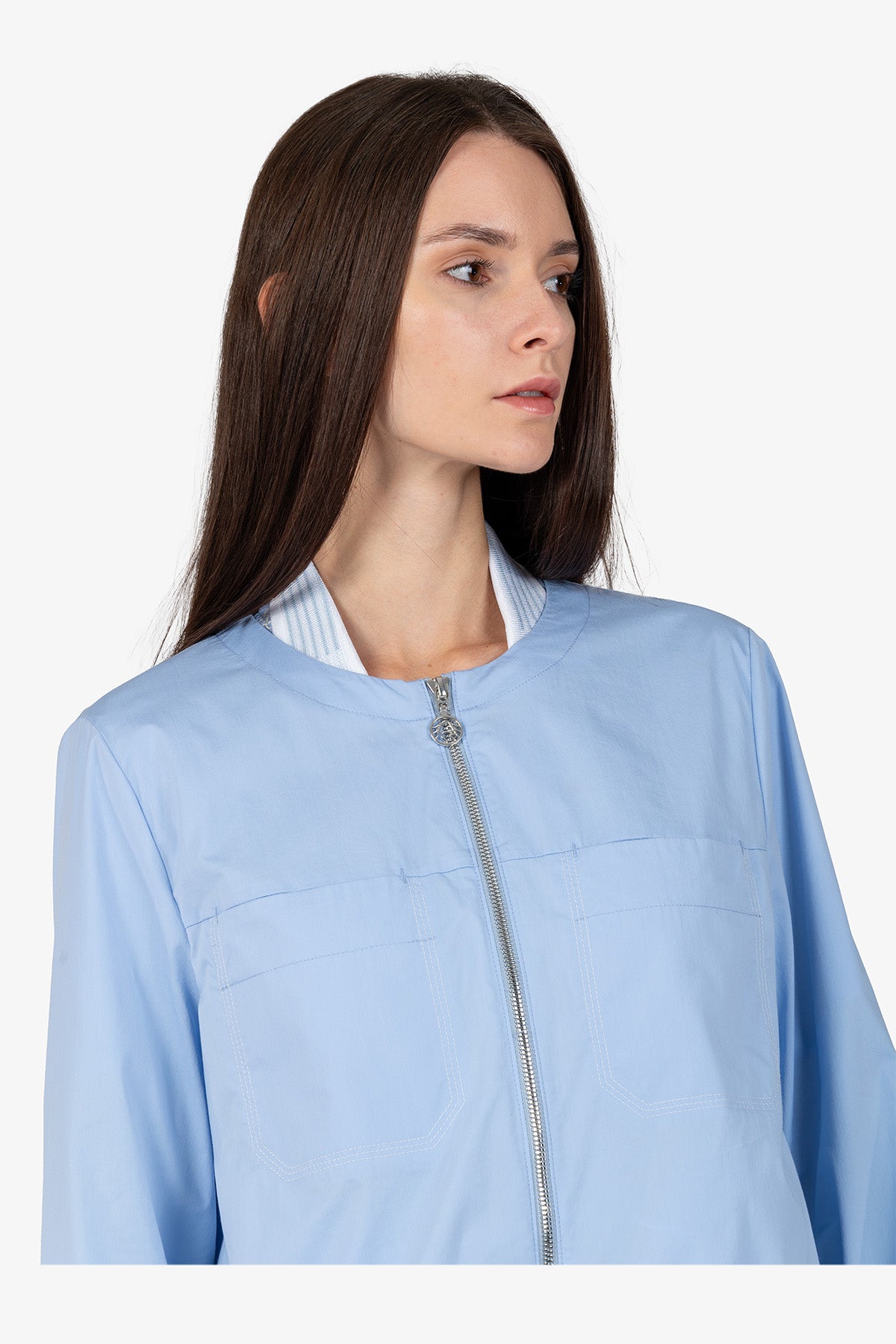 Indoor Jacket with Round Neck