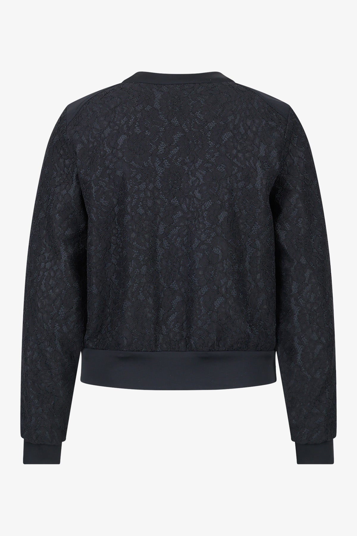 Bomber Jacket Made from Elegant Bonded Lace