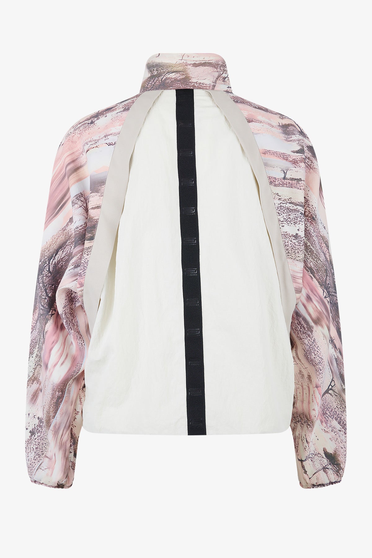 Short, Printed Oversized Jacket