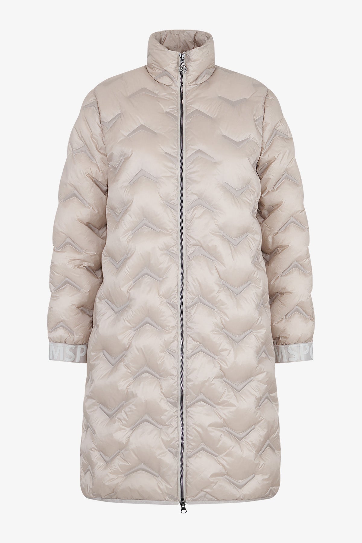 Lightweight Down Coat with Stand-up Collar