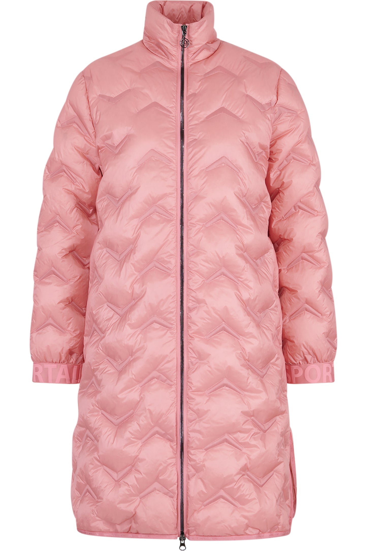 Lightweight Down Coat with Stand-up Collar