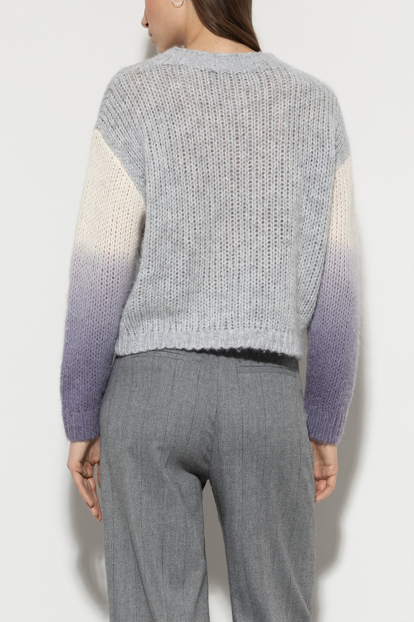 Sweater with Spray Effect