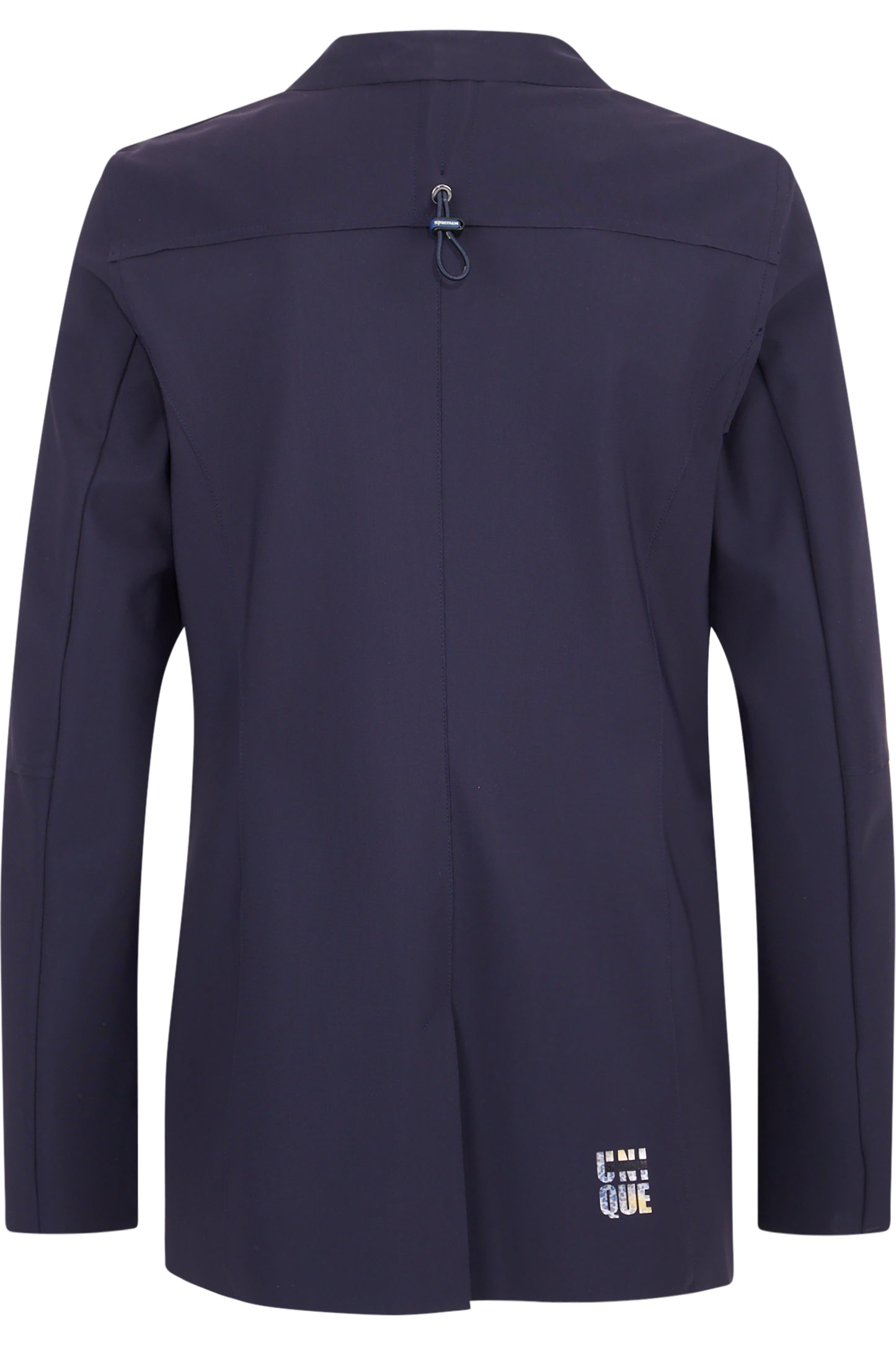 Long Blazer with Lapel Collar