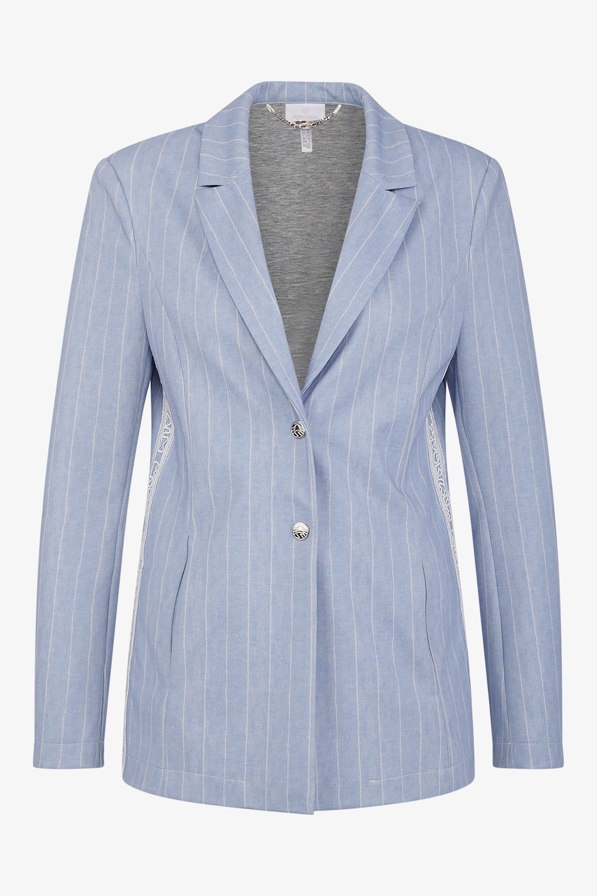 Blazer with Lapel Collar