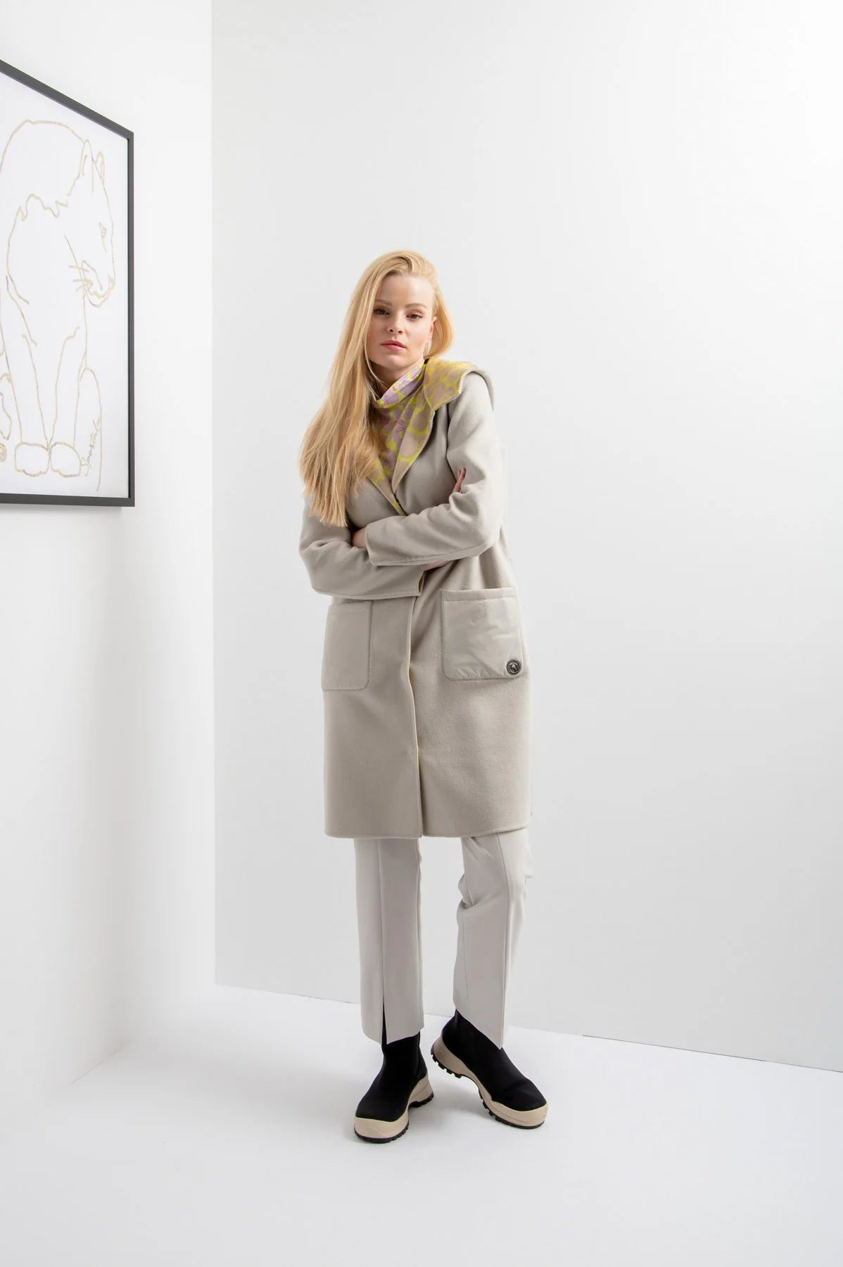 Reversible Hooded Coat
