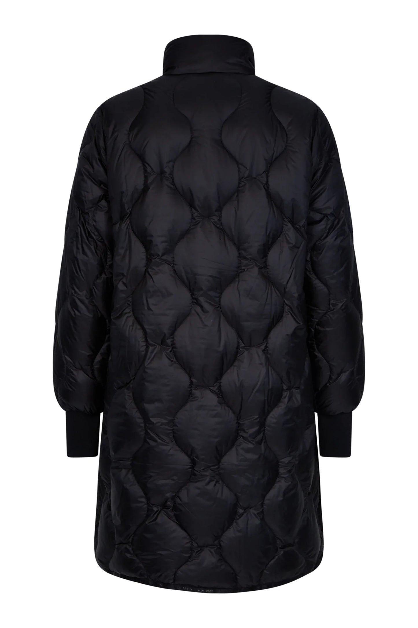 Down Coat with Diamond Quilting