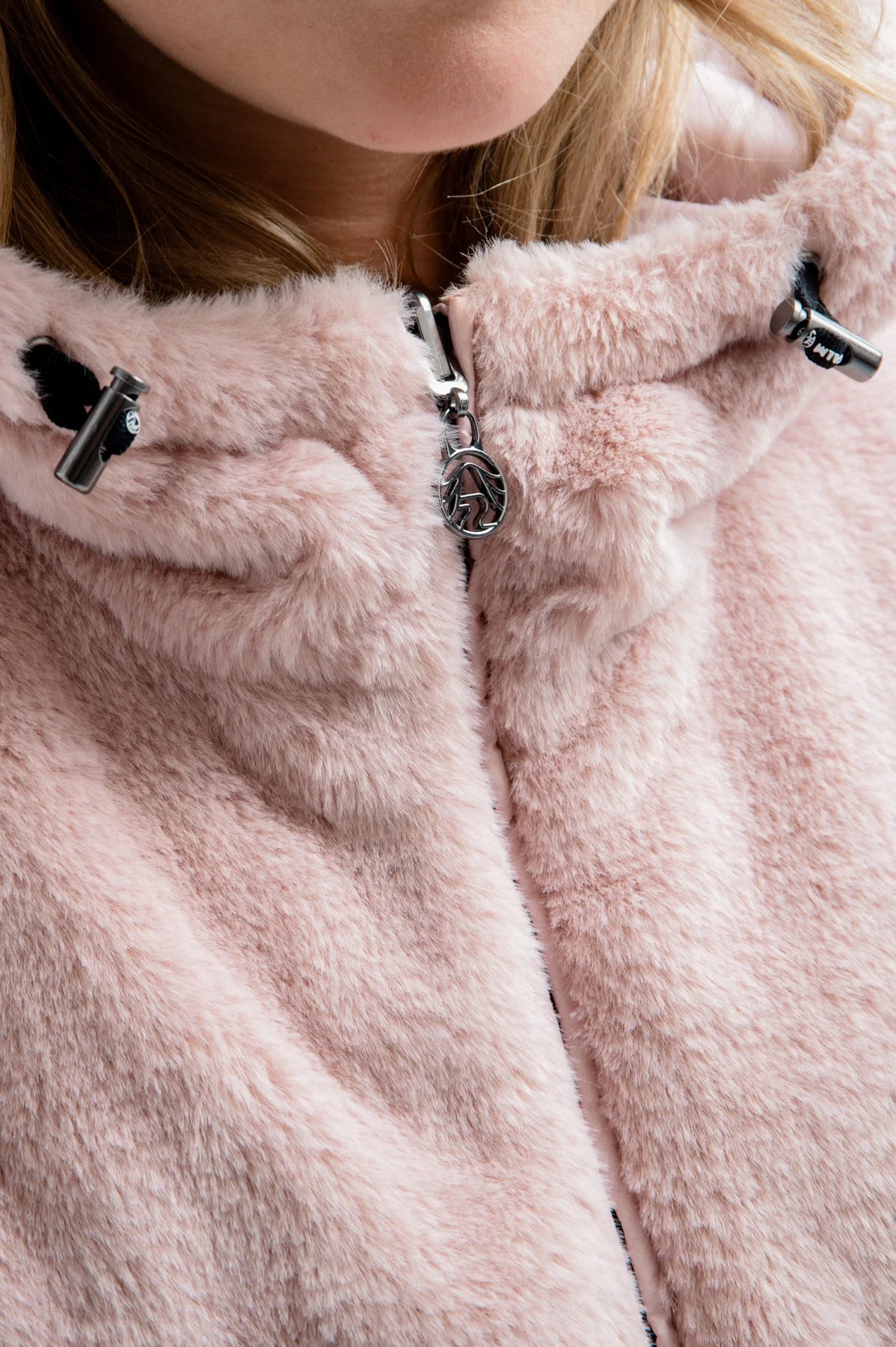 Reversible Cape with Faux Fur