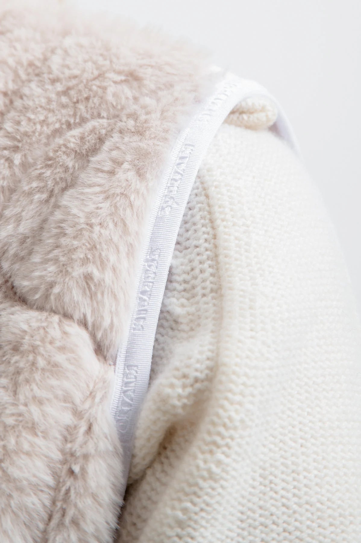Plush Vest with Stand-Up Collar