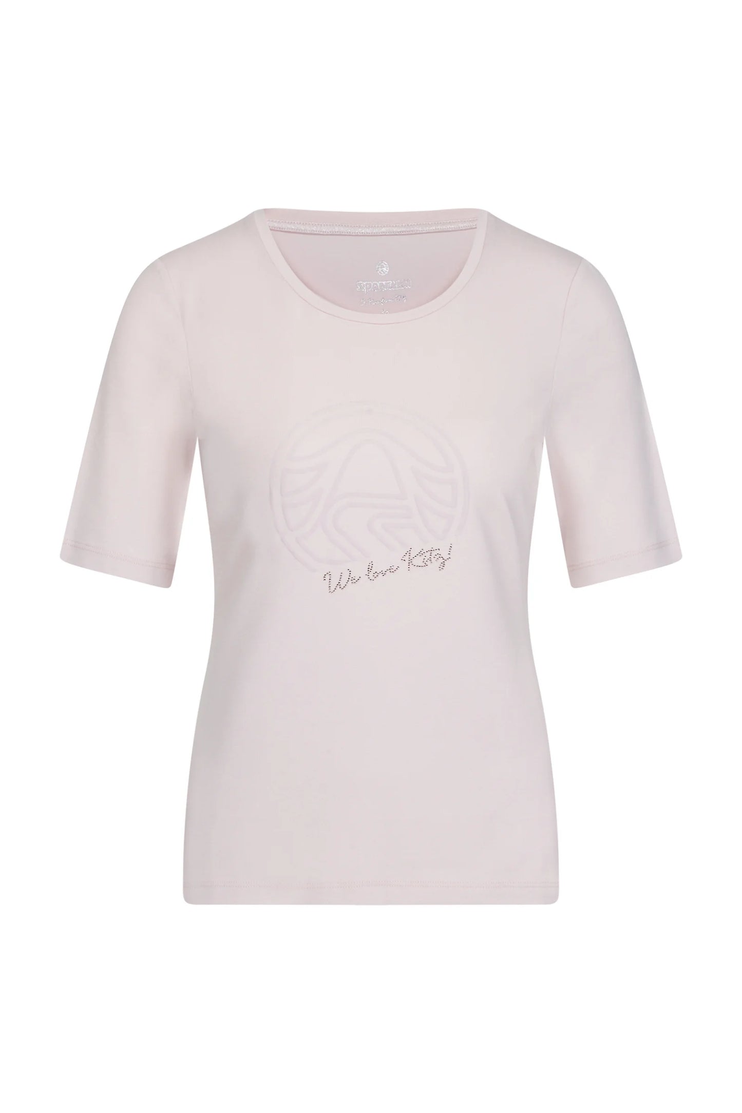 T-shirt with Slightly Raised Sportalm Logo