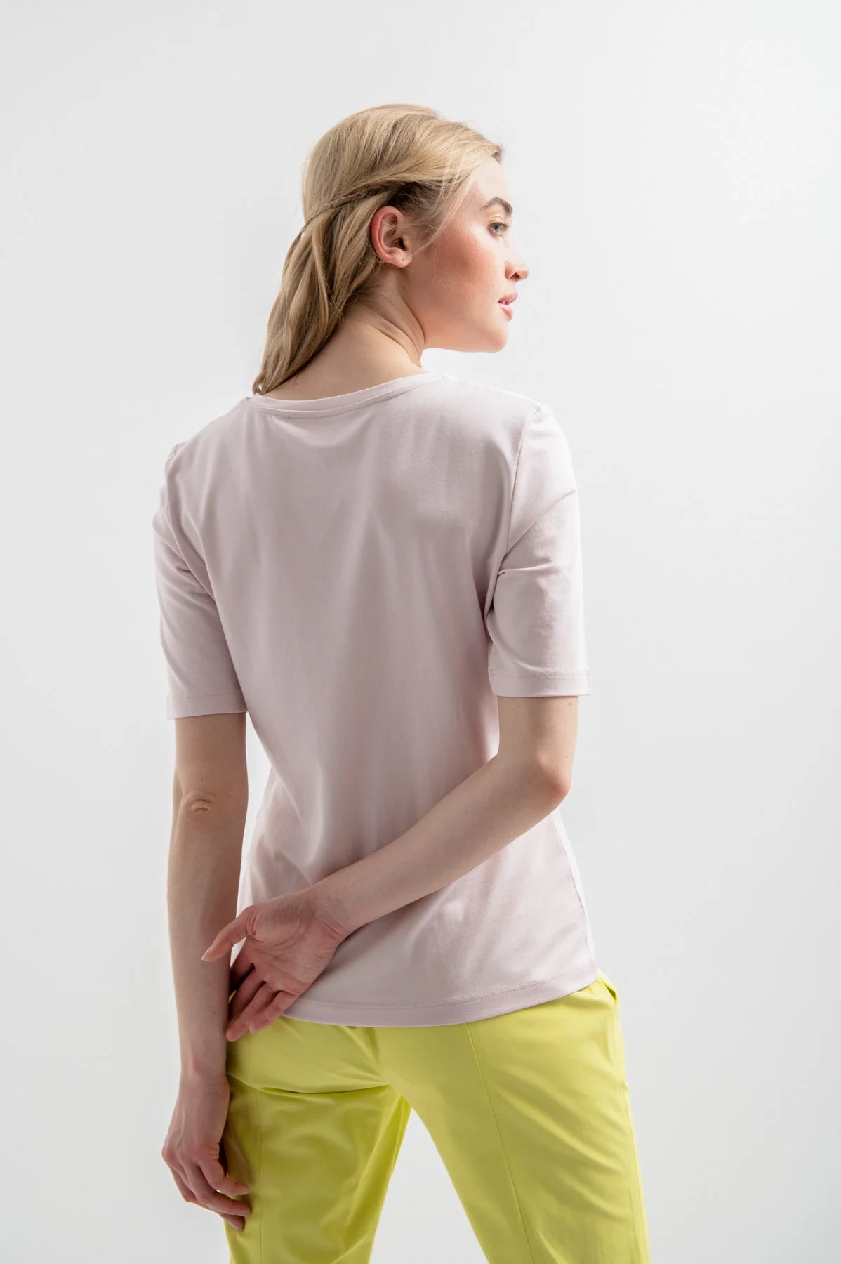 T-shirt with Slightly Raised Sportalm Logo