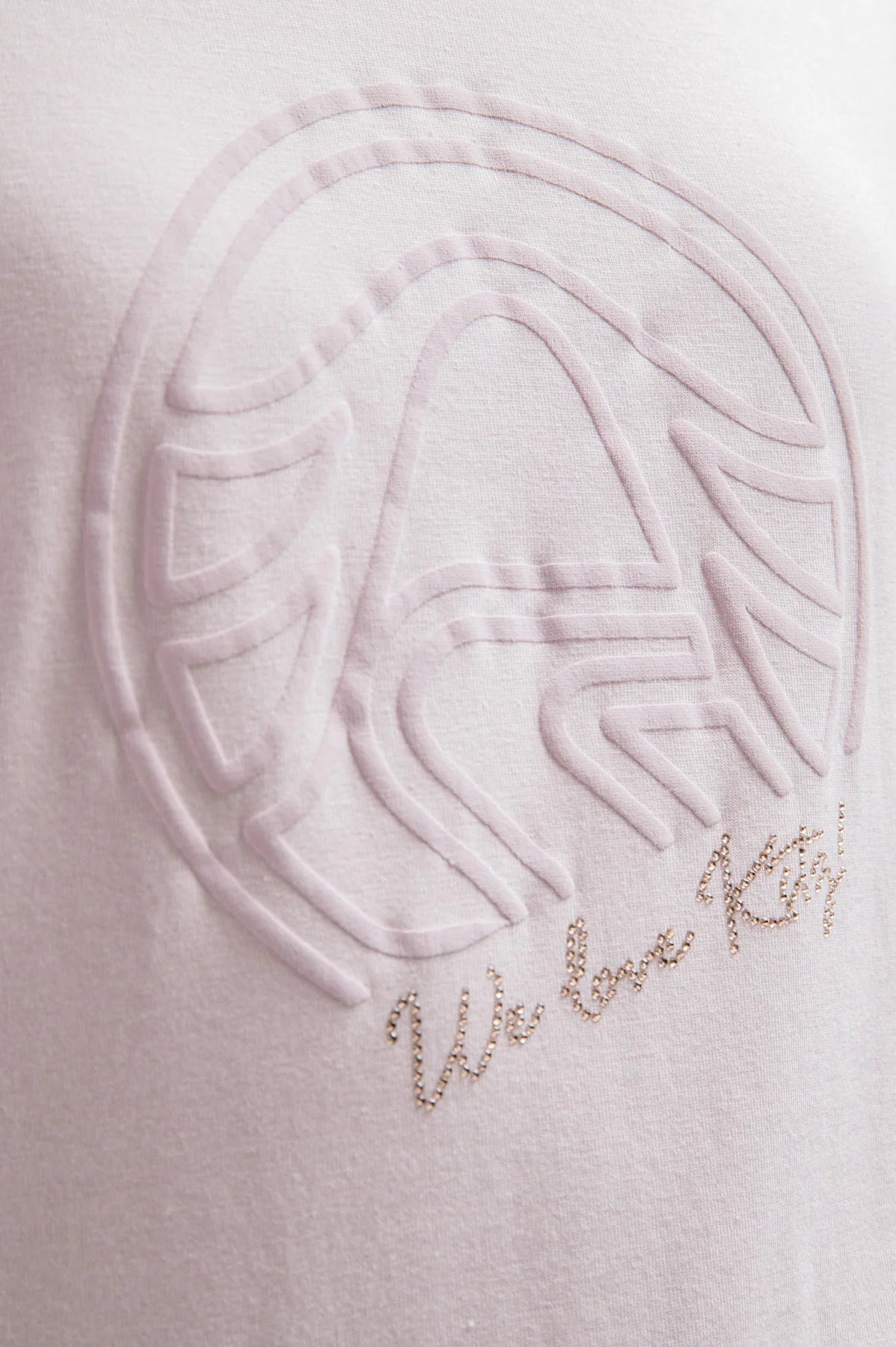T-shirt with Slightly Raised Sportalm Logo