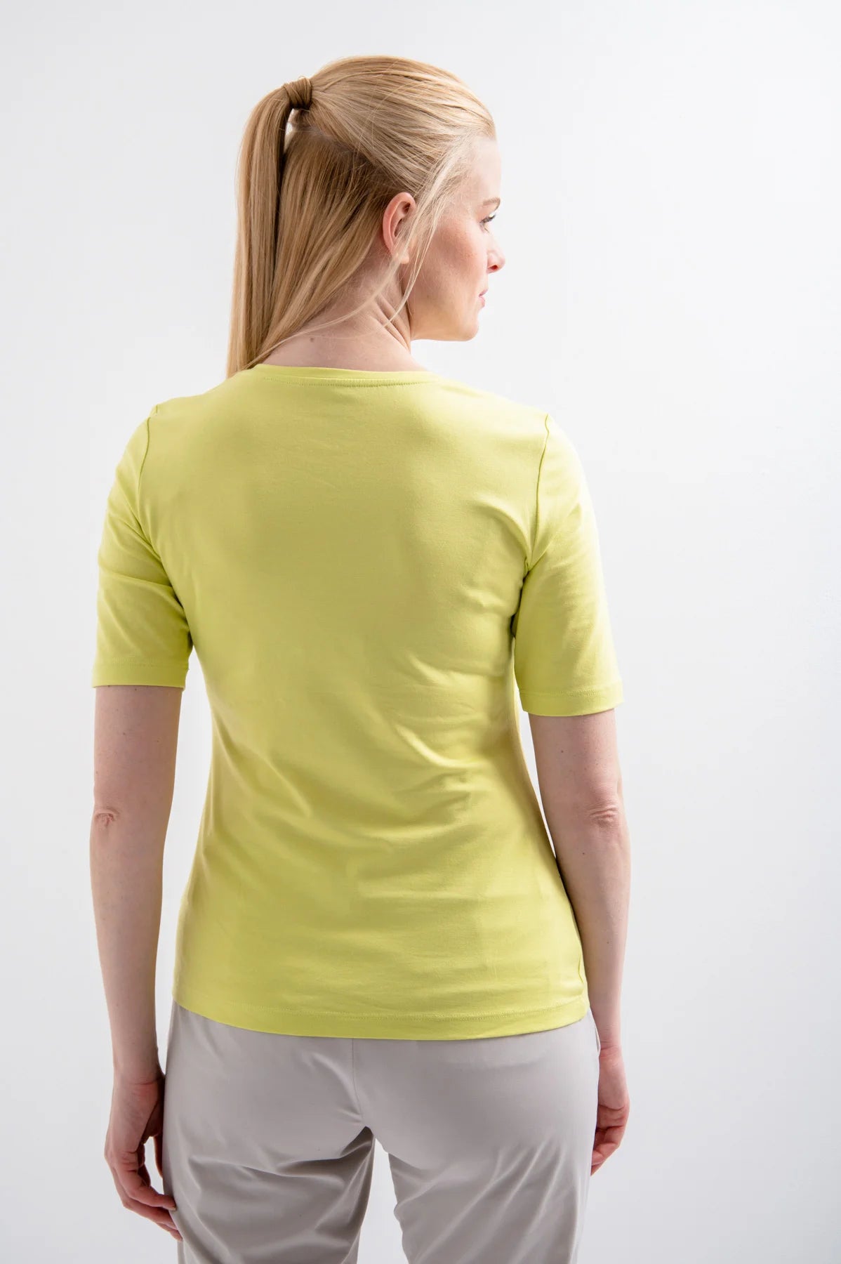 T-shirt with Slightly Raised Sportalm Logo