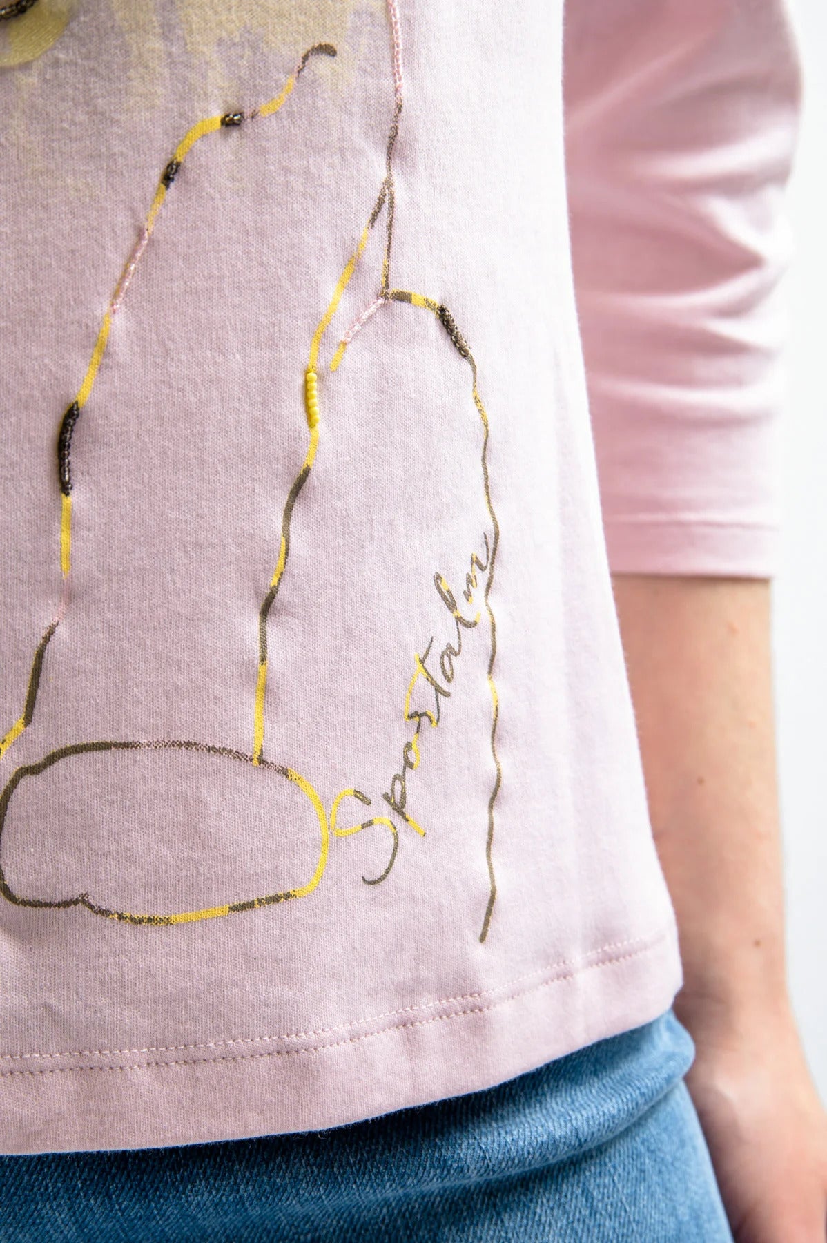 T-Shirt with Elaborate Print