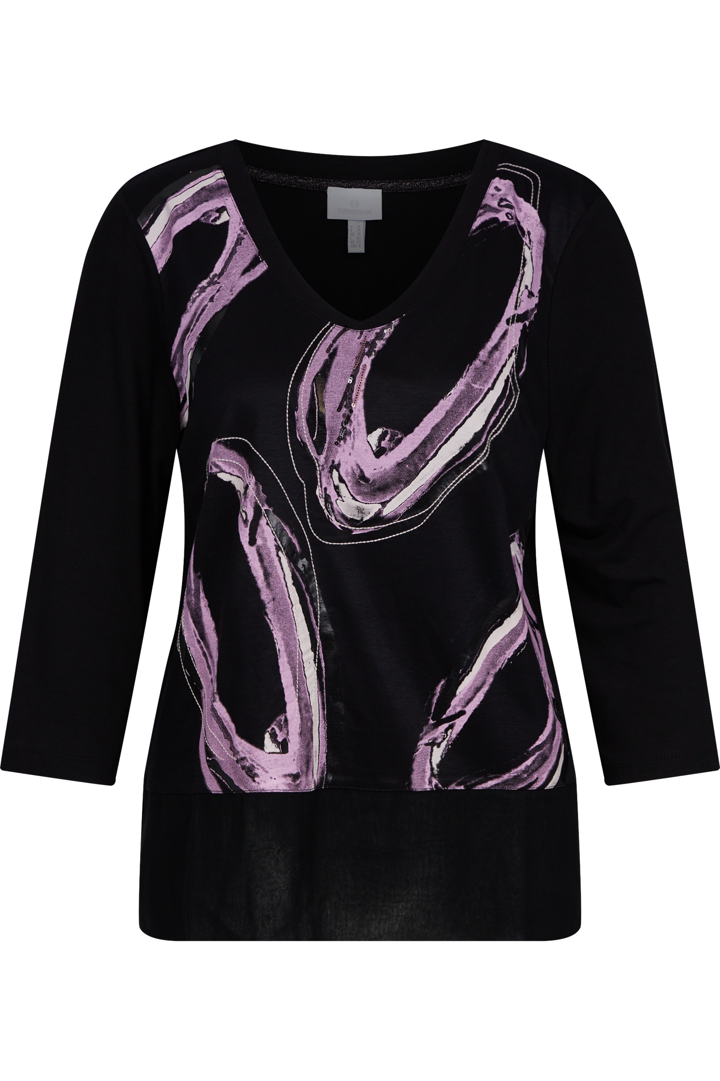 Polo Shirt with Geometric Print