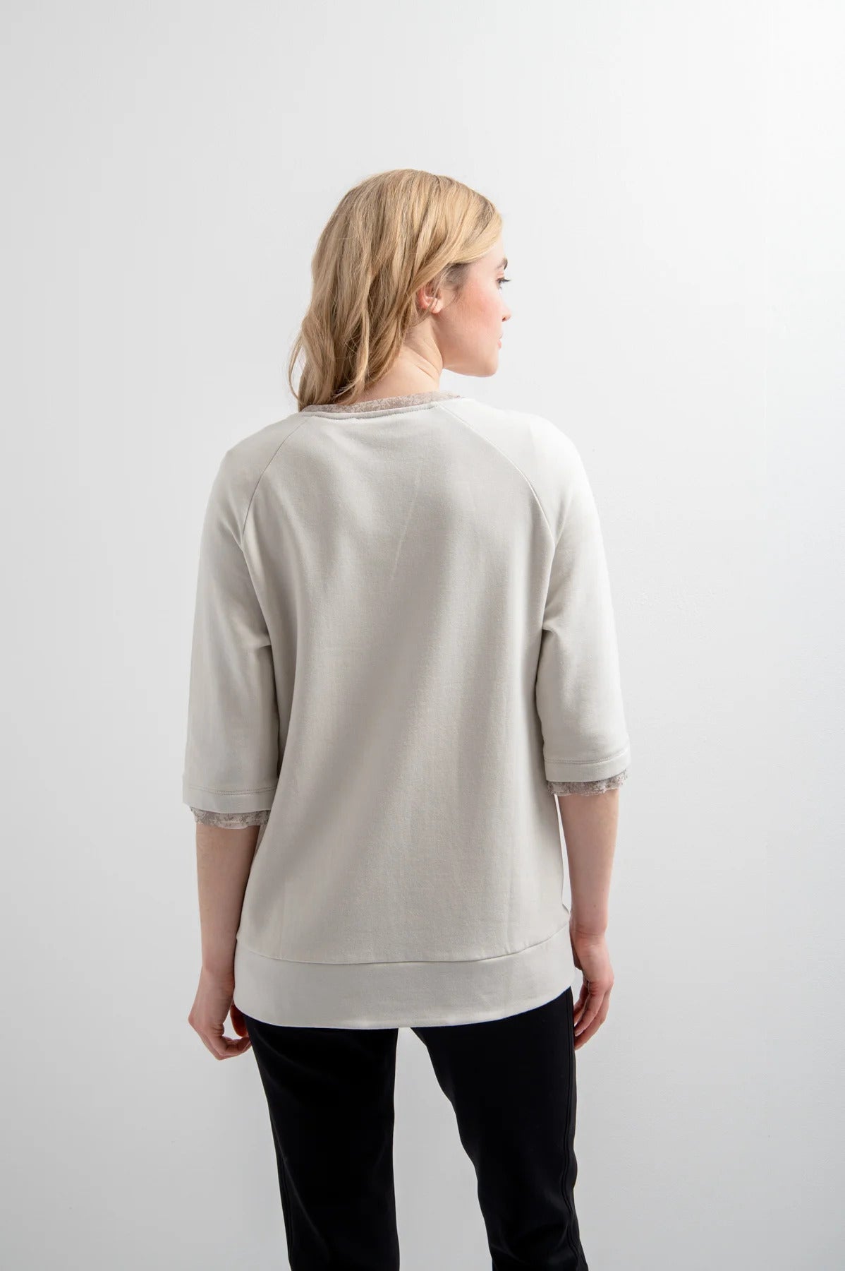 Shirt with Shimmering Sportalm Lettering