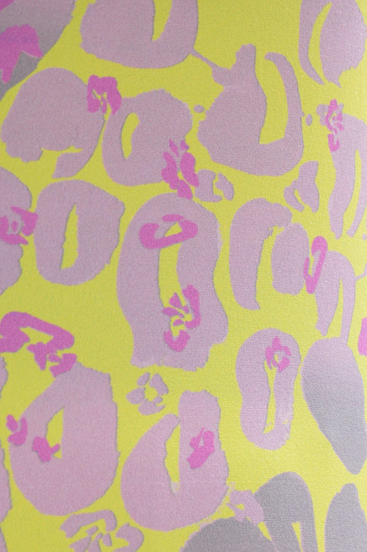 Long-Sleeved Turtleneck T-shirt with All-Over Print