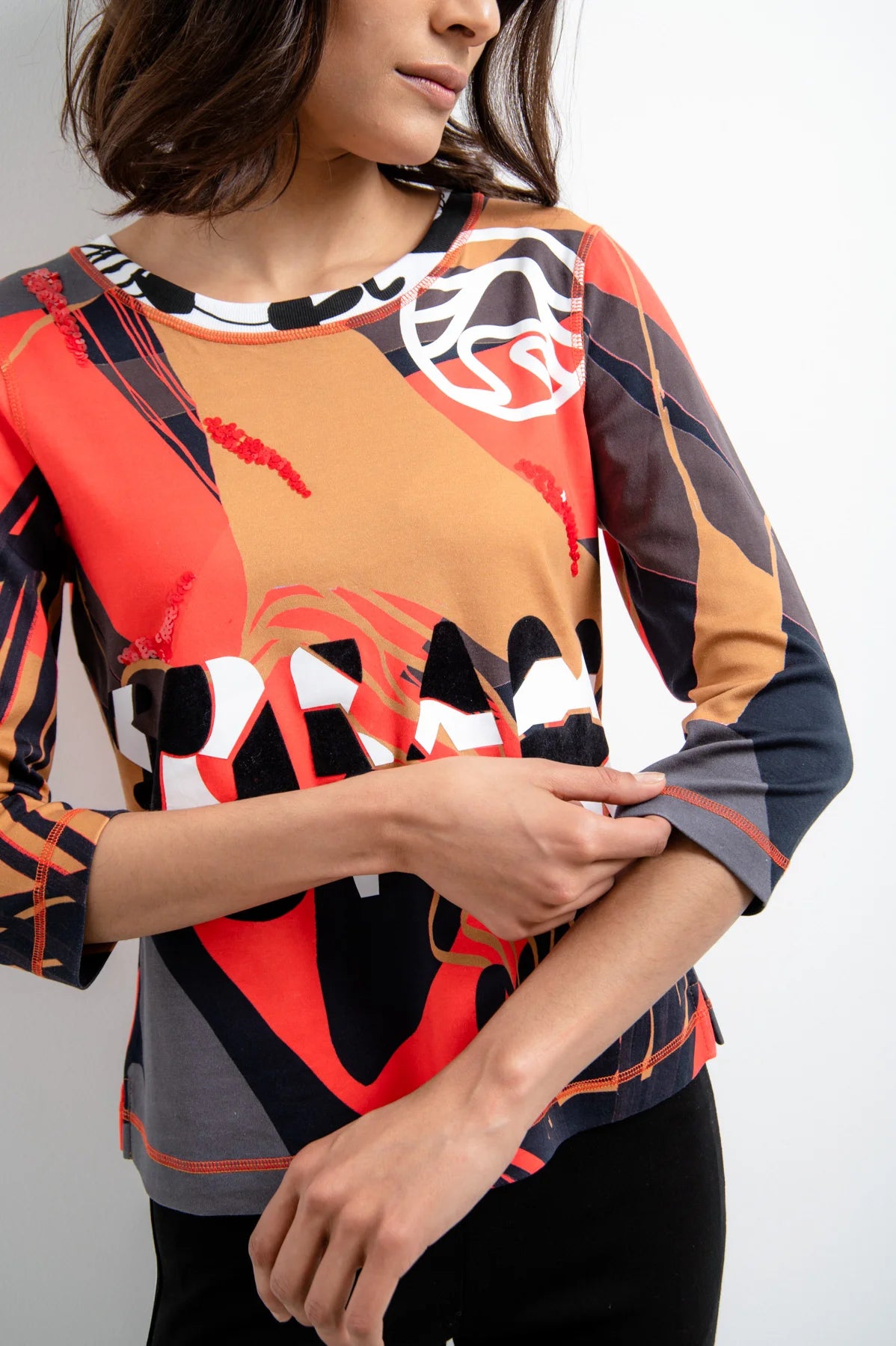 T-shirt in Allover Print