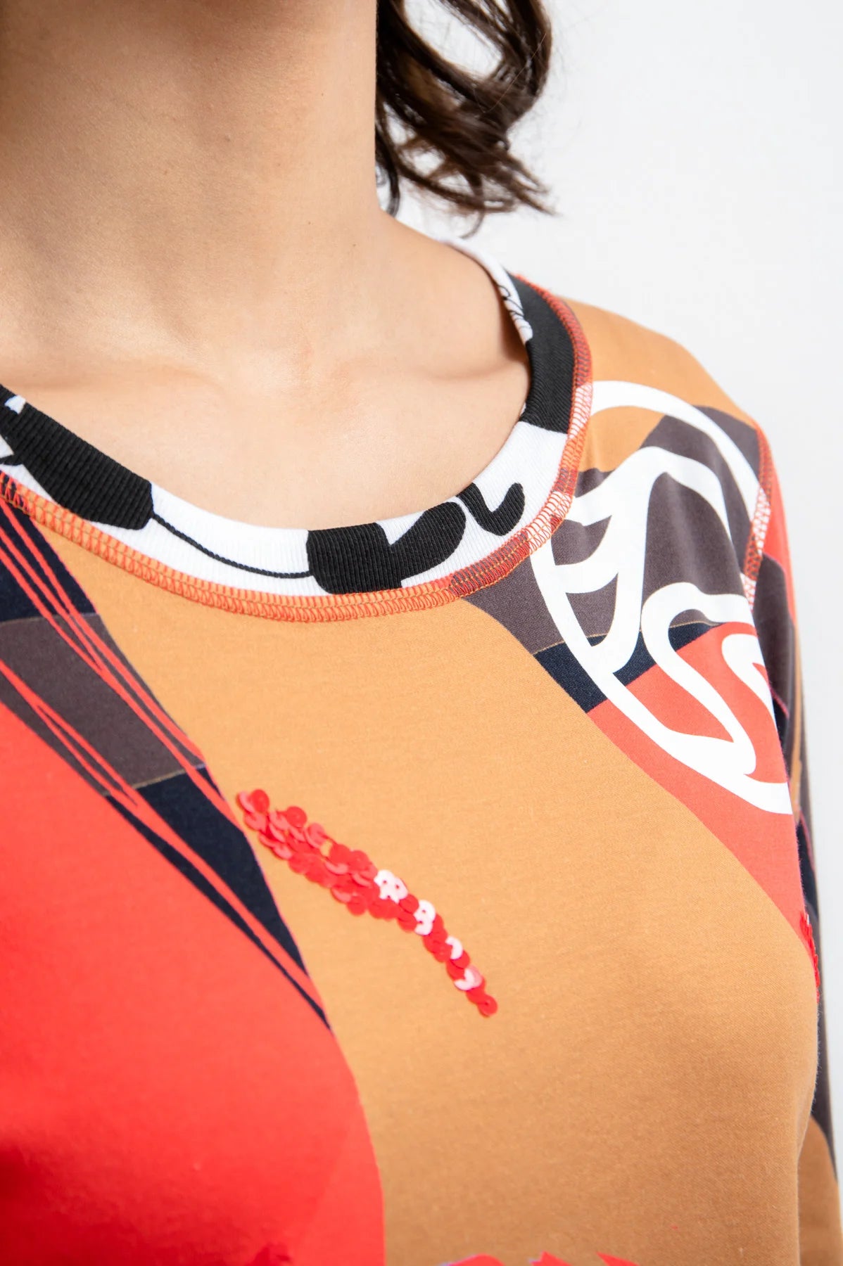 T-shirt in Allover Print