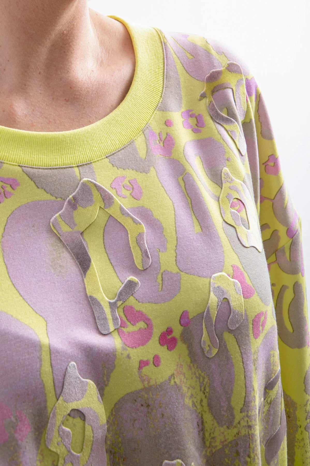 Sweat Shirt with All-Over Print