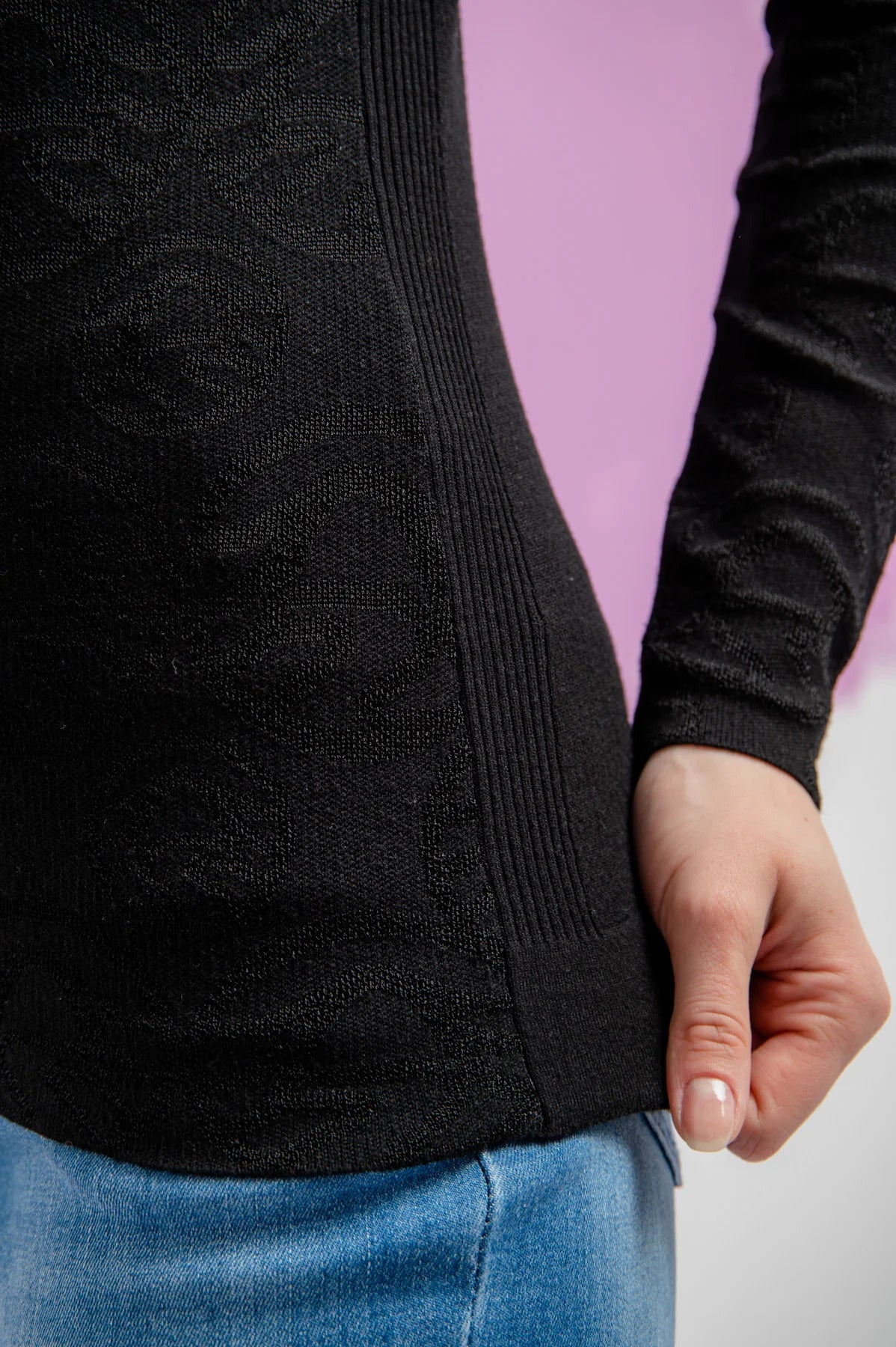 Stand-Up Collar Pullover