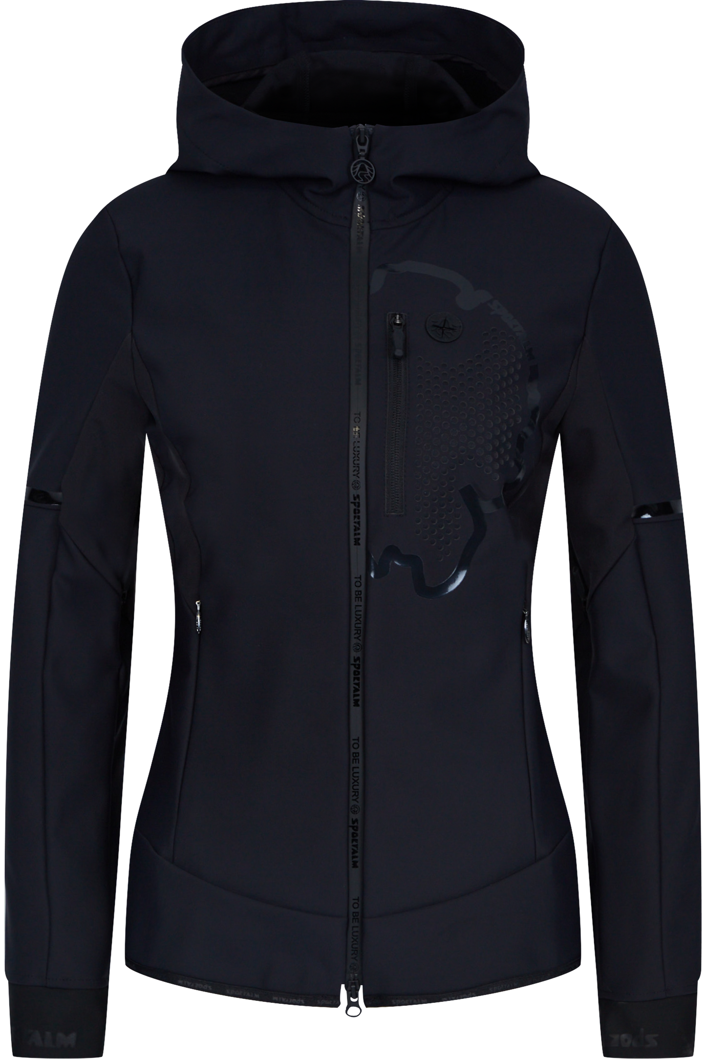 Jacket with Fluorescent Print