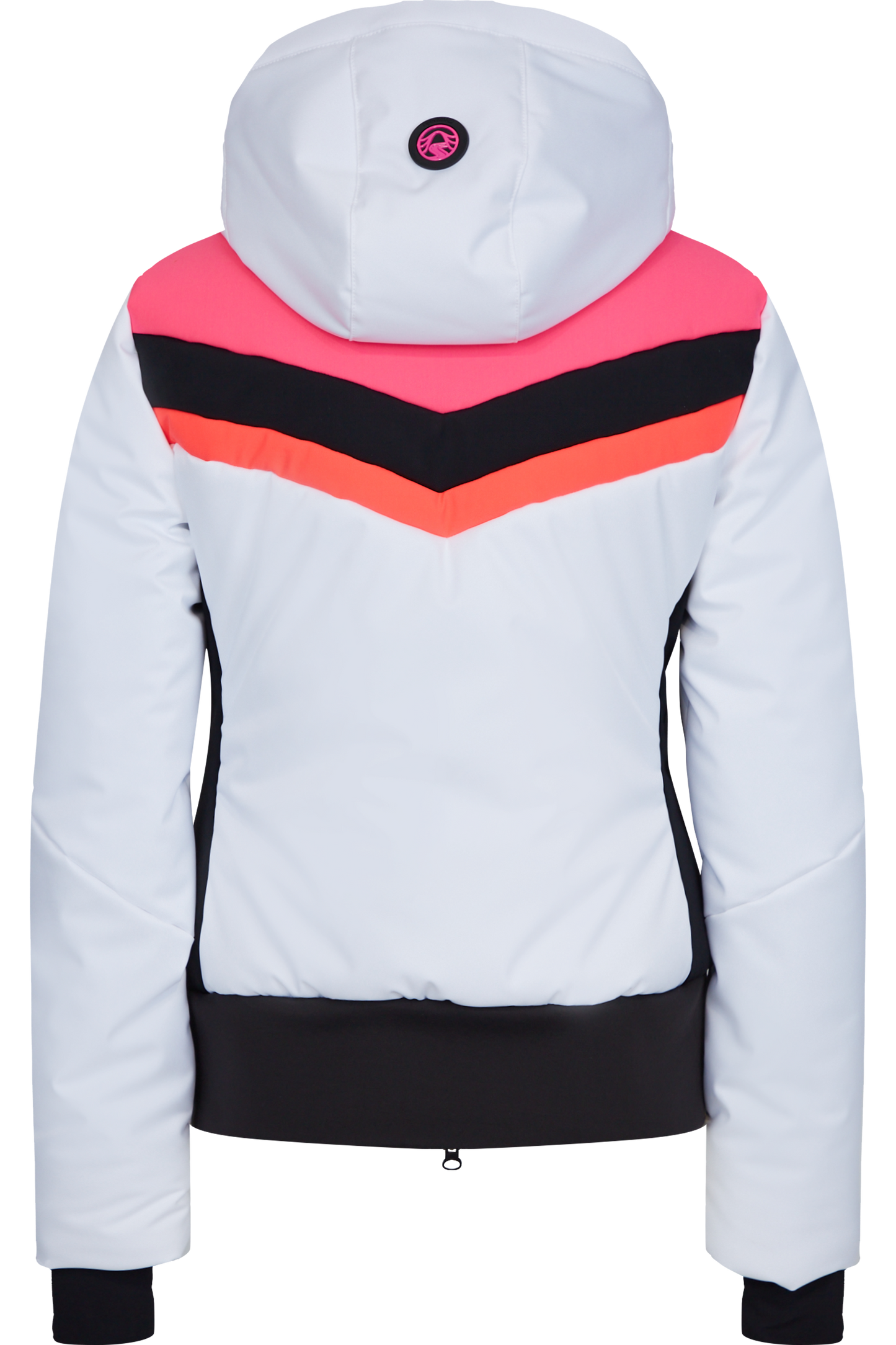 Padded Jacket with Contrast Stripes
