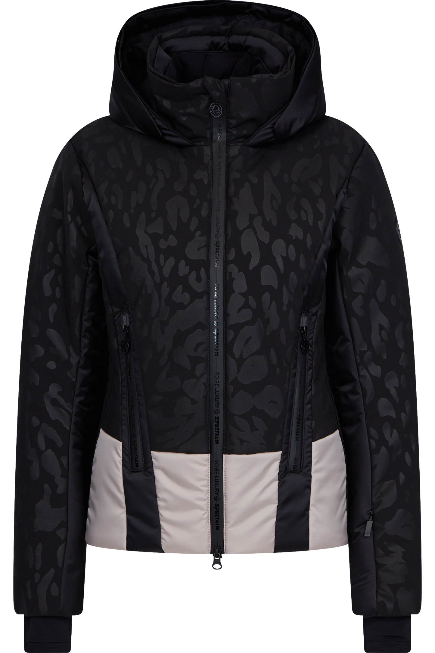 Padded Jacket with Leo Pattern