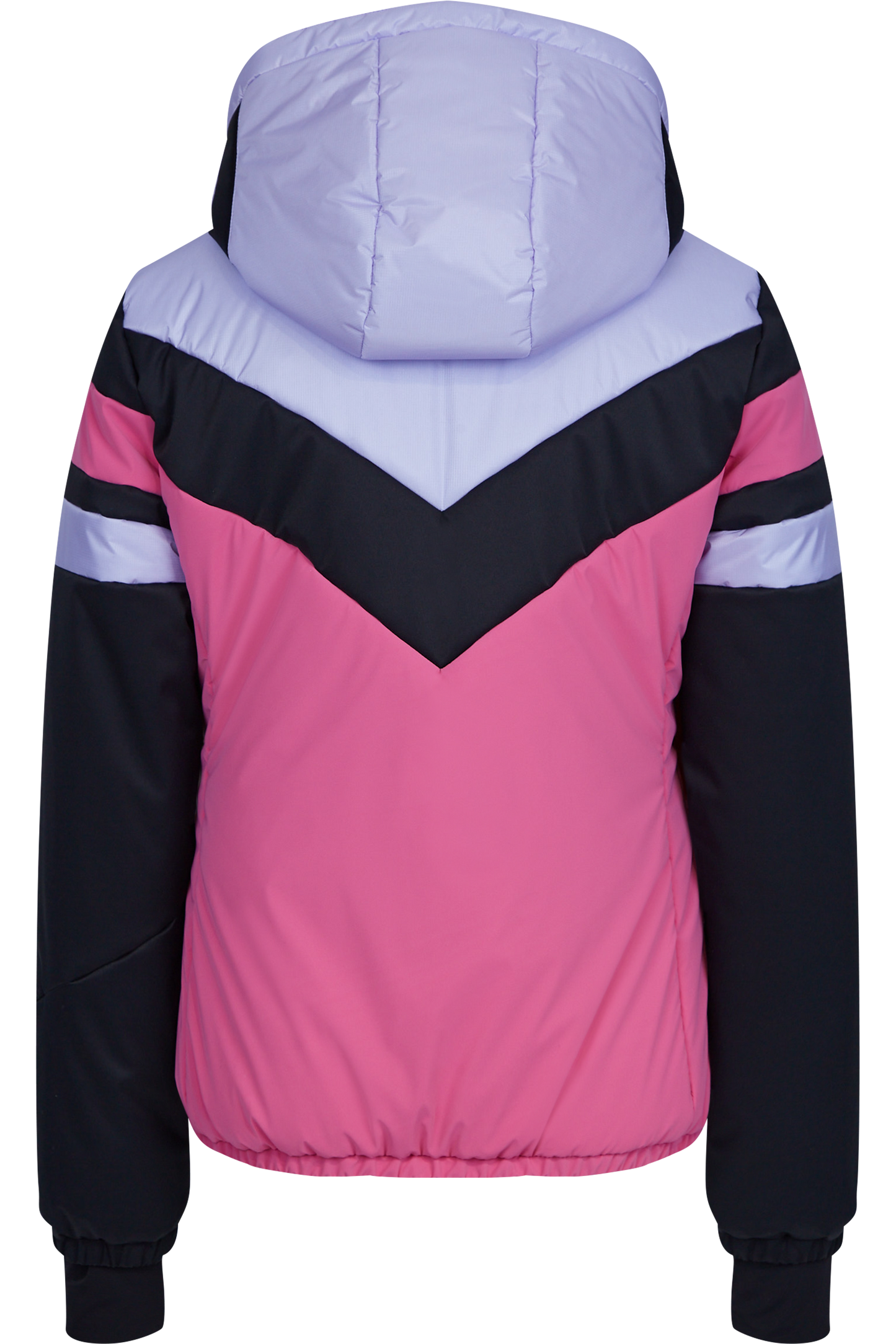 Padded Jacket with Contrast Block