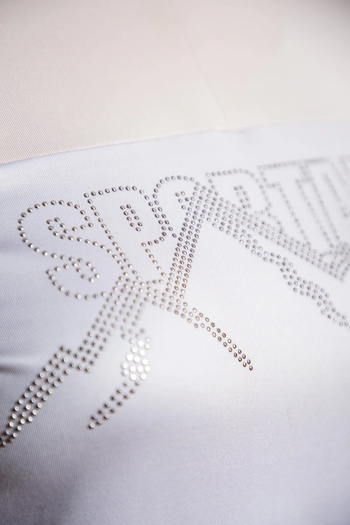 Sweatshirt with Rhinestone Pattern