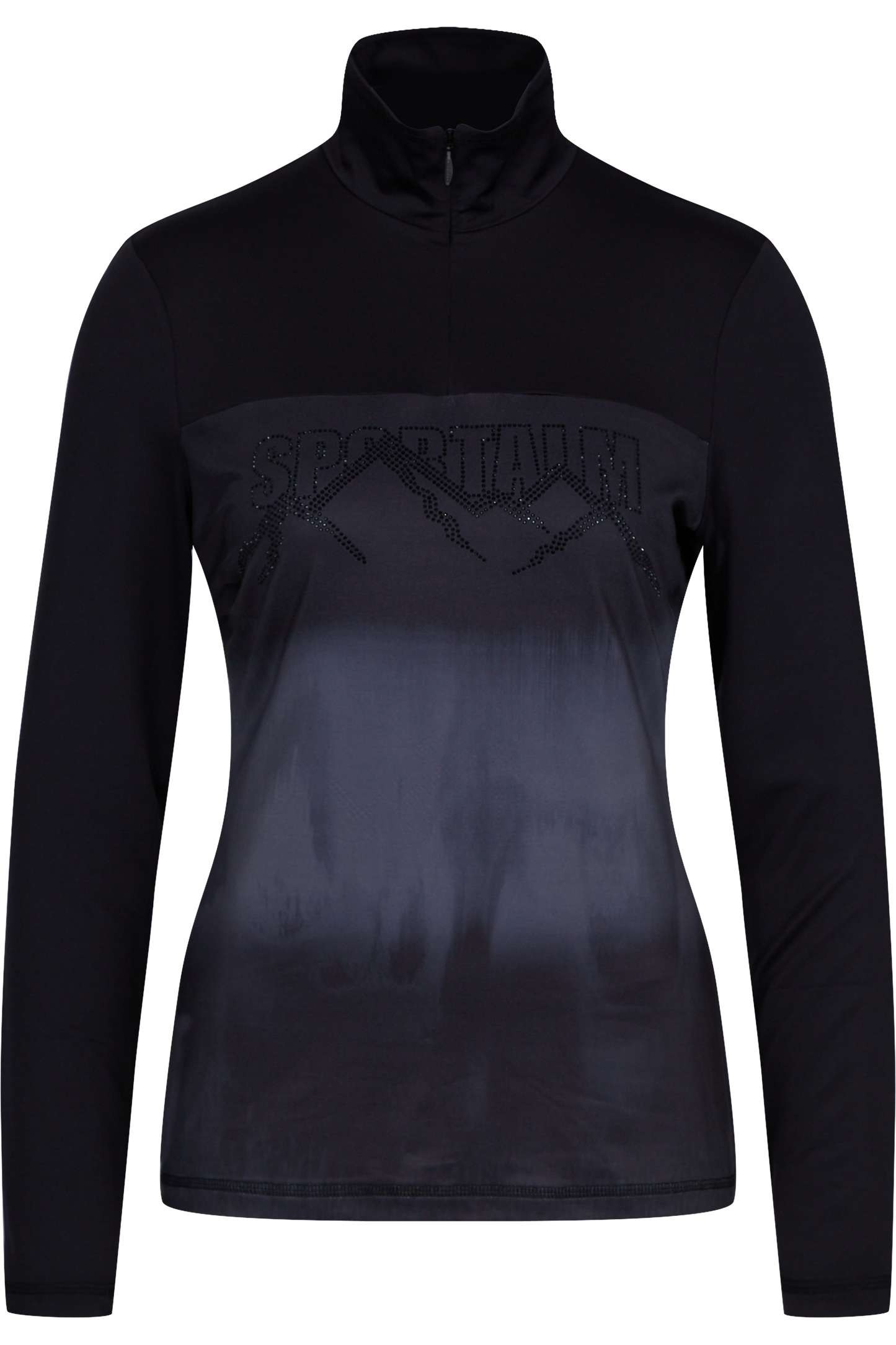 Sweatshirt with Rhinestone Pattern