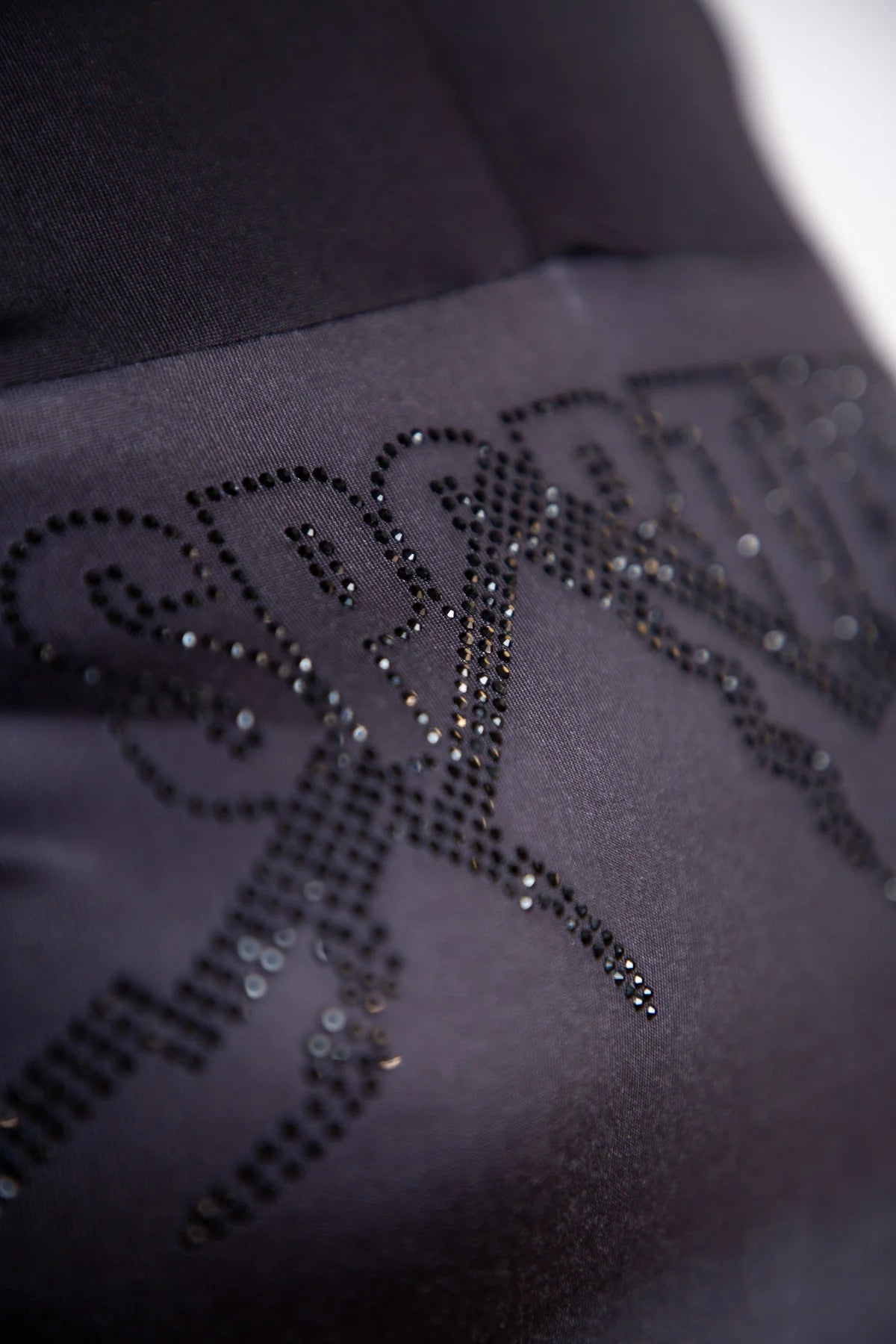 Sweatshirt with Rhinestone Pattern