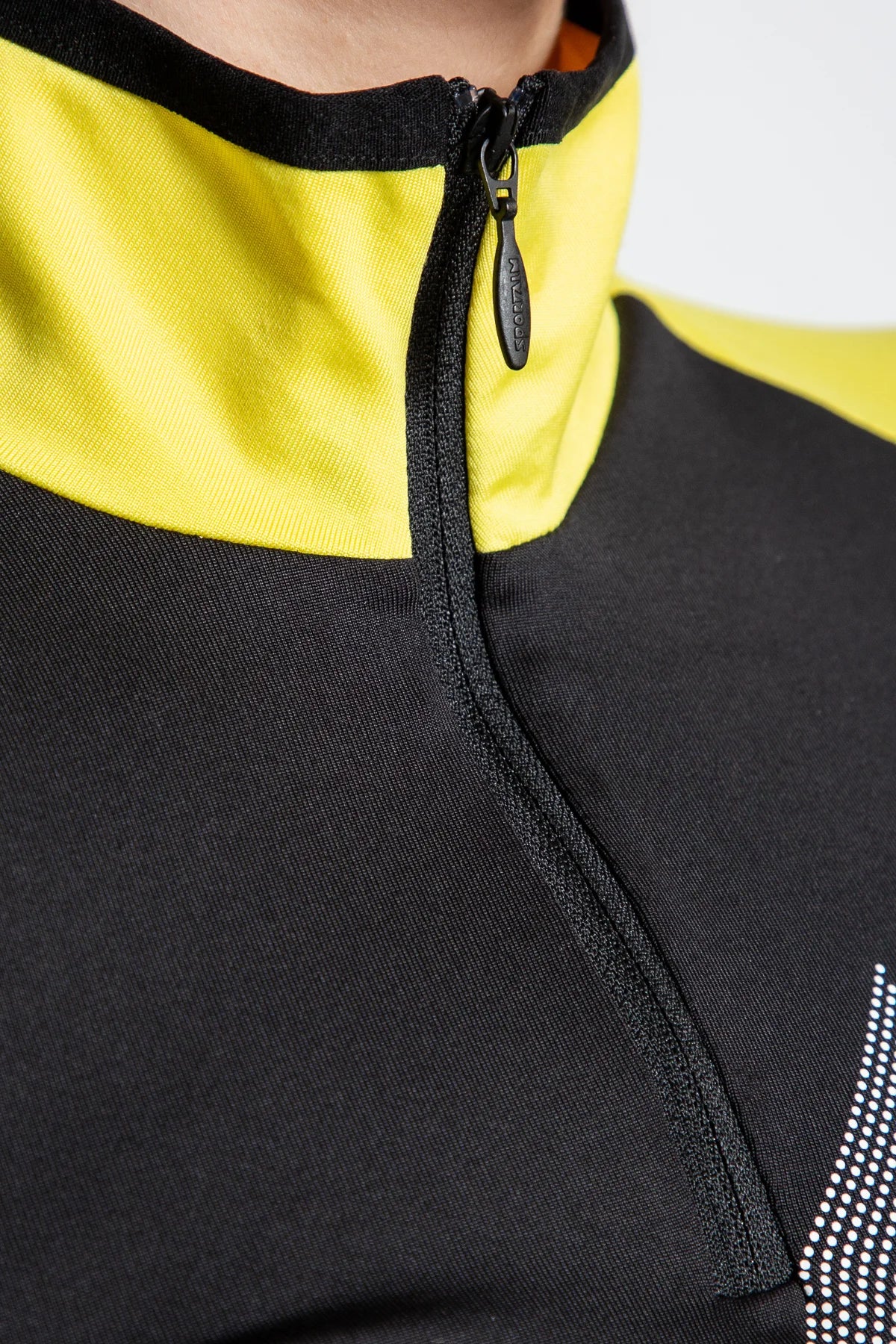 Sweatshirt with Rhinestuds Star Pattern