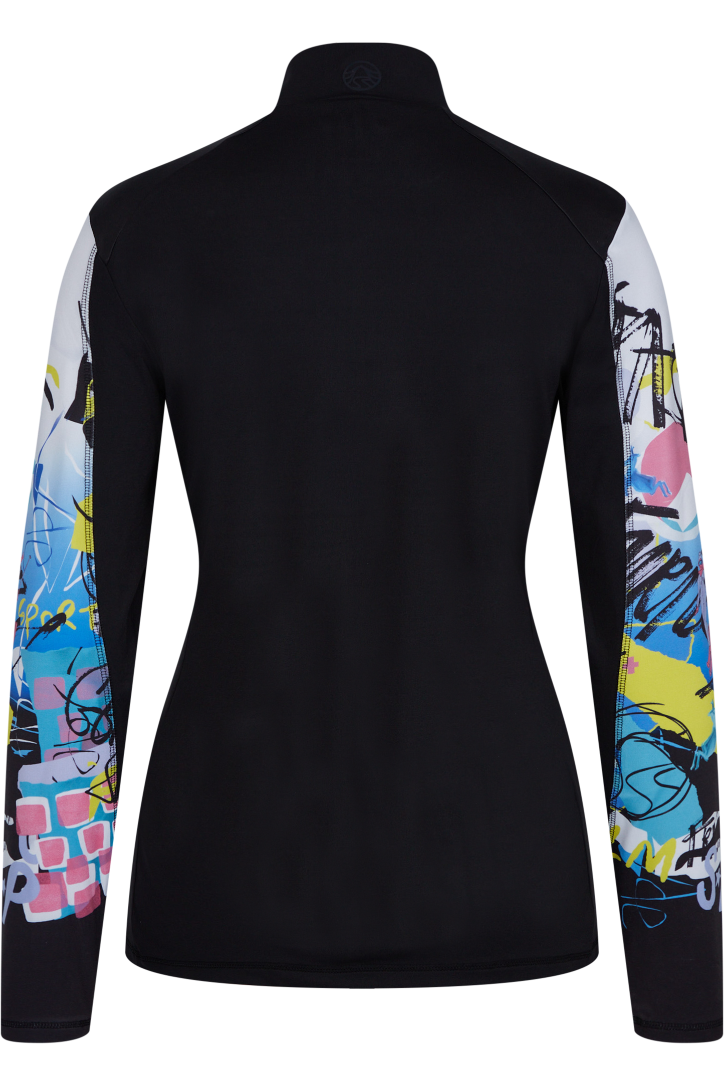 Sweatshirt with Graffiti Print