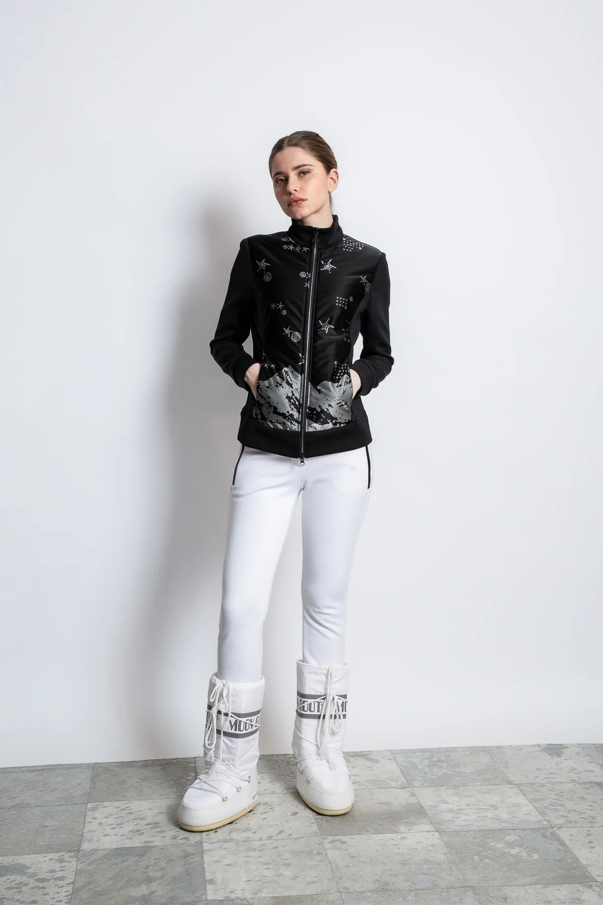Jacket with Degradée Camouflage Print