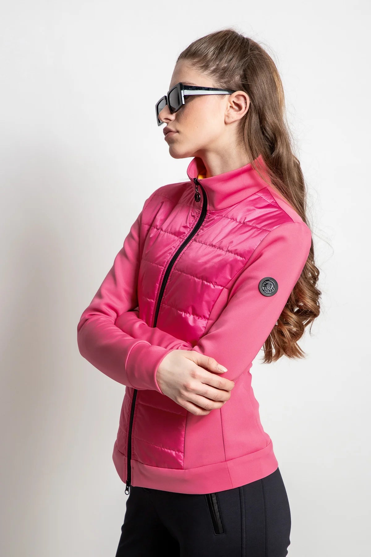 Jacket with Quilted Front