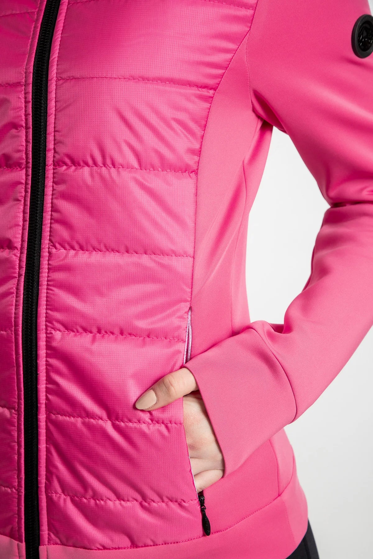 Jacket with Quilted Front