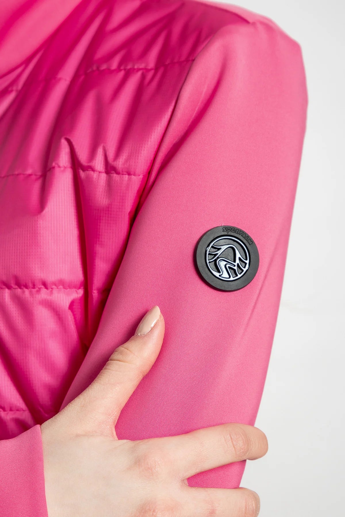 Jacket with Quilted Front